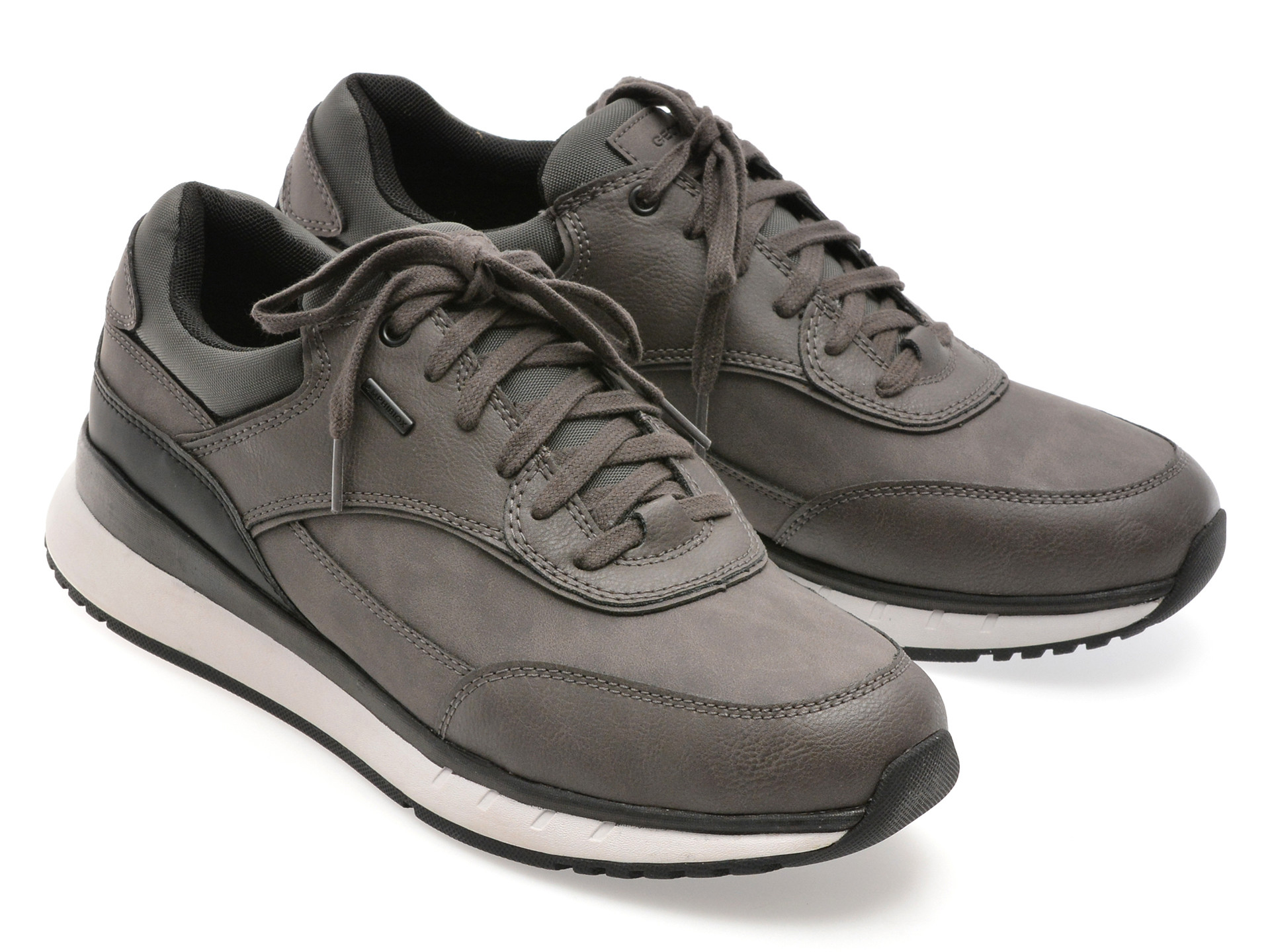 Pantofi sport GEOX gri, U56M6A, din piele ecologica