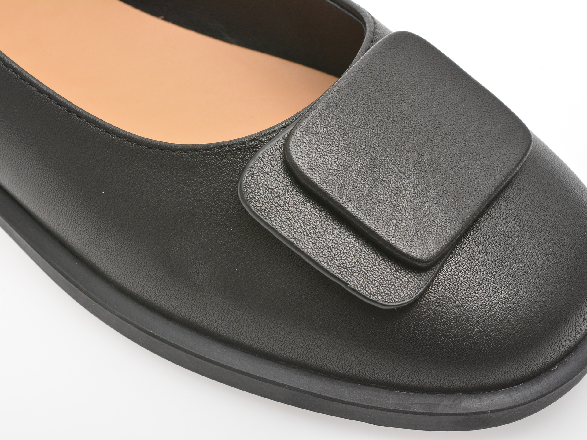 Balerini EPICA negri, V732G20, din piele naturala