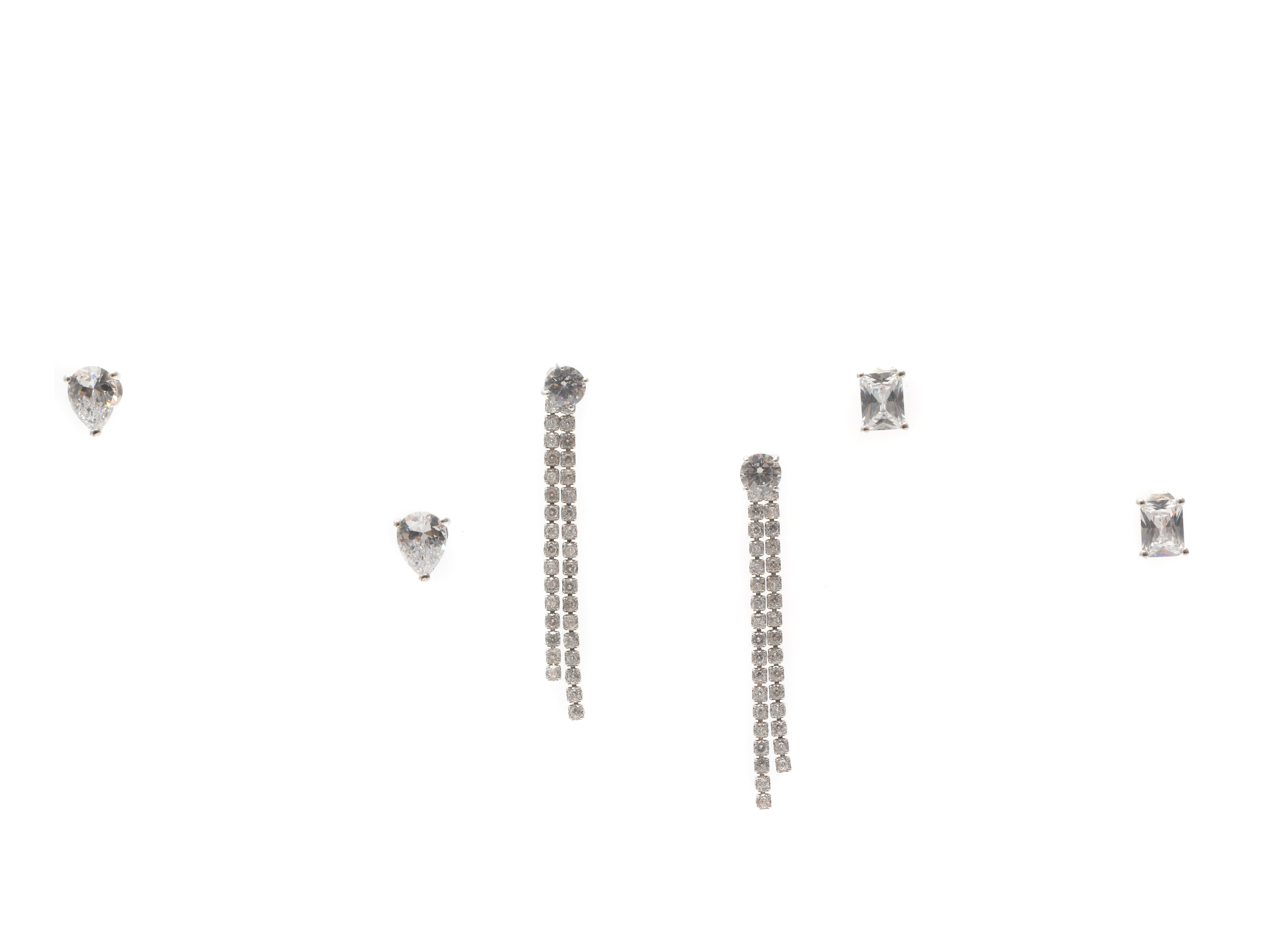 Cercei ALDO argintii, JAVENALIA 973, din metal