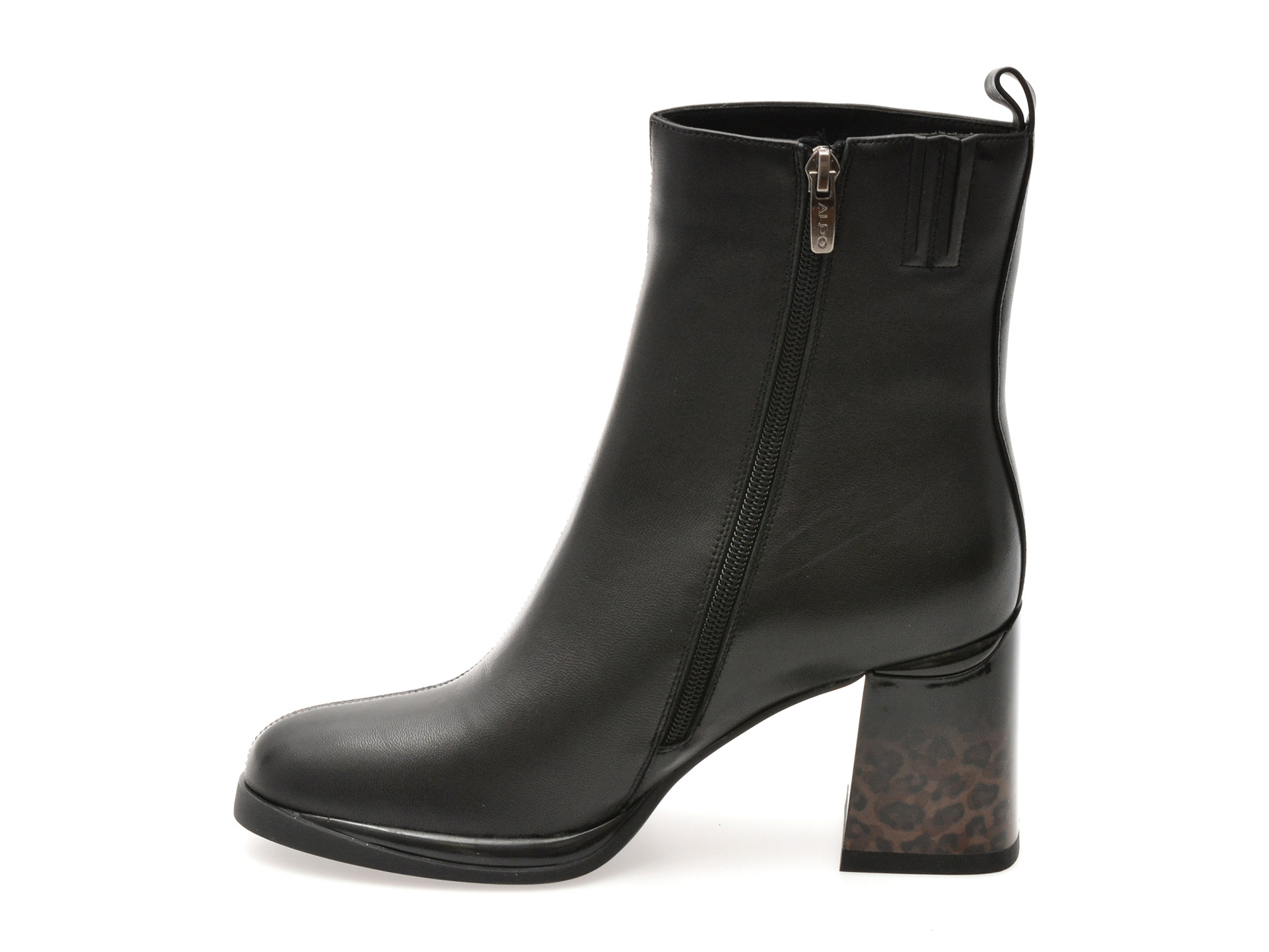 Ghete ALDO negre, 2747, din piele naturala