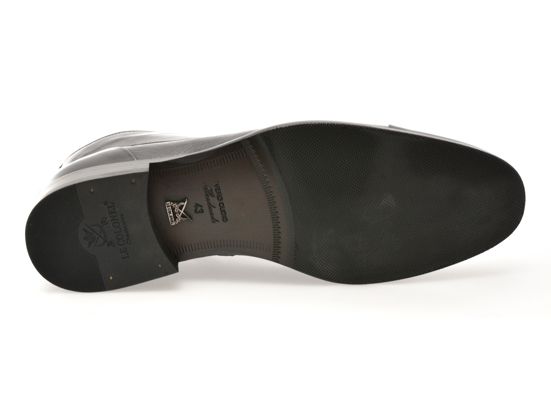 Ghete elegante LE COLONEL negre, 40929, din piele naturala