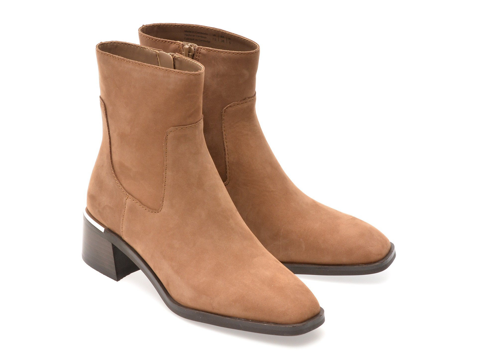 Ghete ALDO maro, MERAENDAR 210, din nabuc