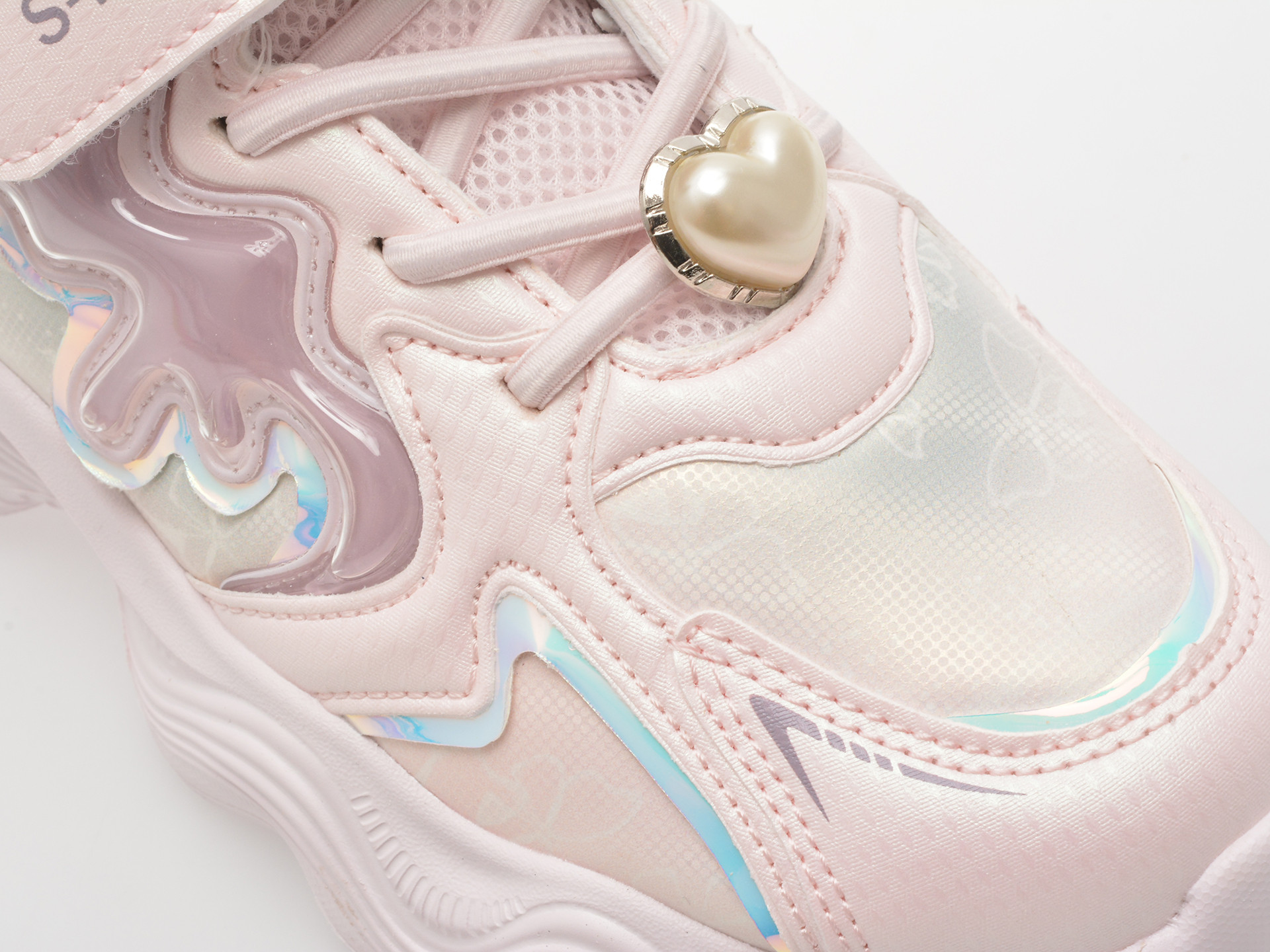 Pantofi sport SELECTION KIDS roz, 1003, din piele ecologica