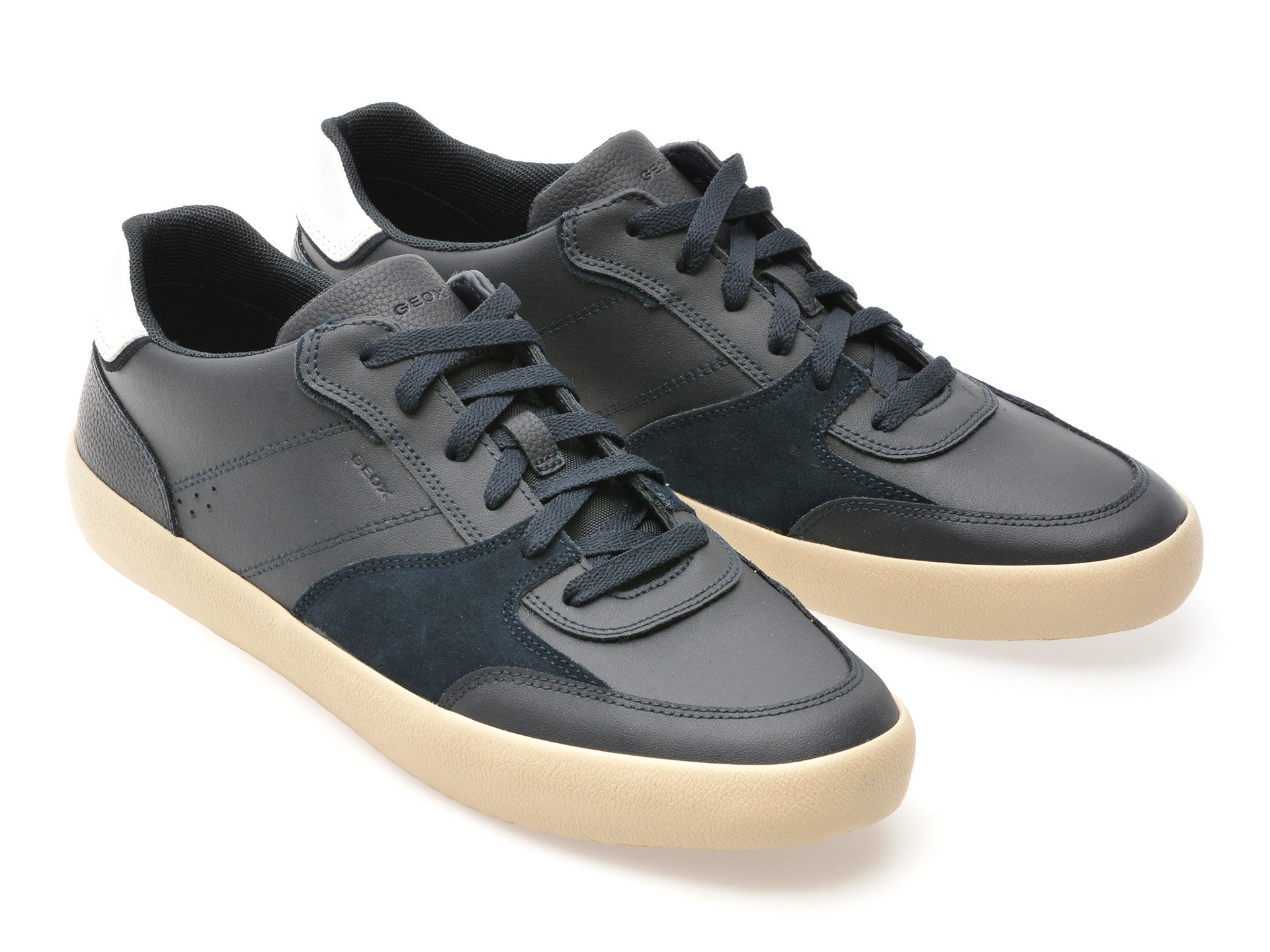 Pantofi sport GEOX bleumarin, U55BUB, din piele naturala