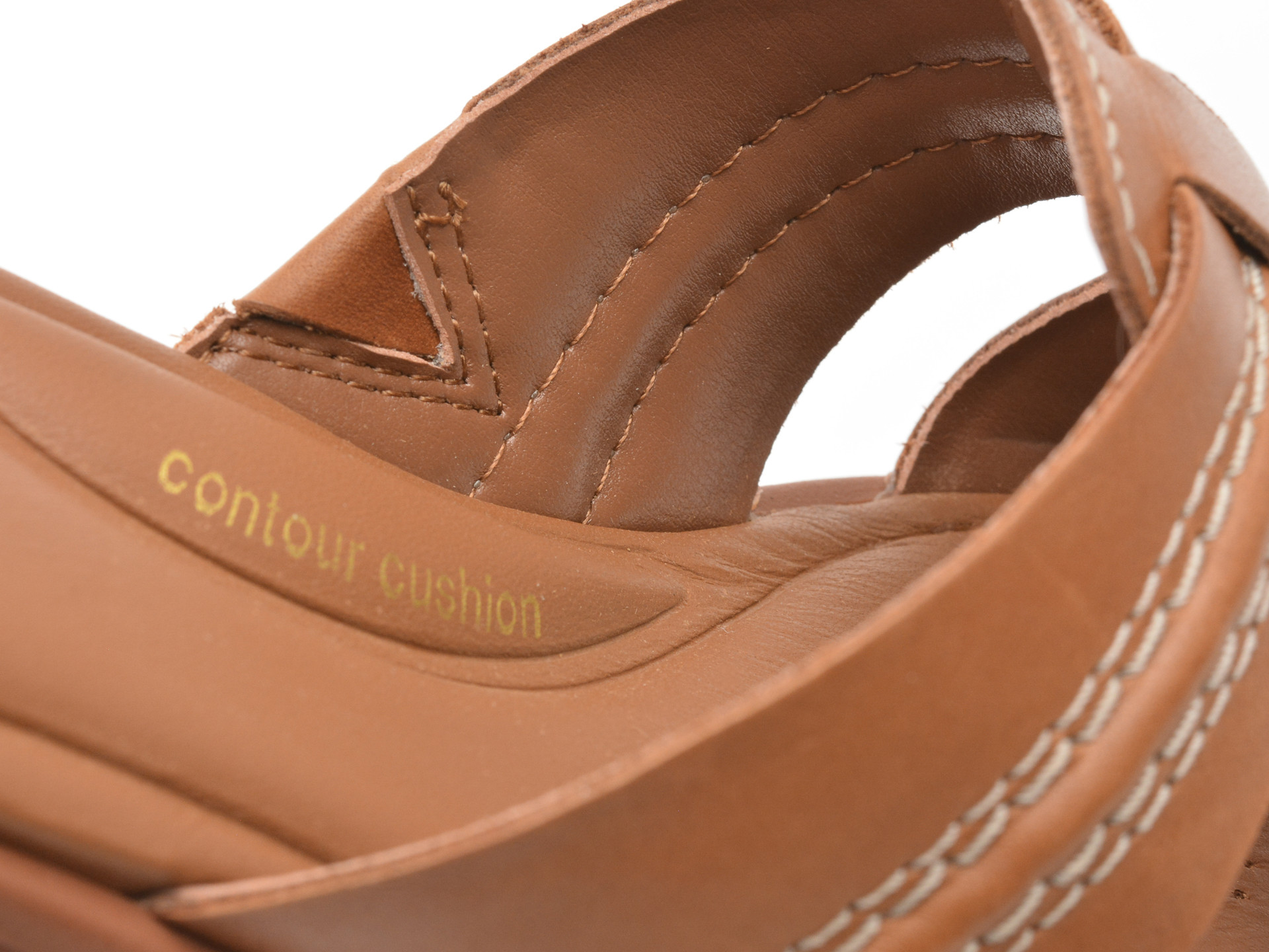 Papuci CLARKS maro, ARIANY MULE, din piele naturala