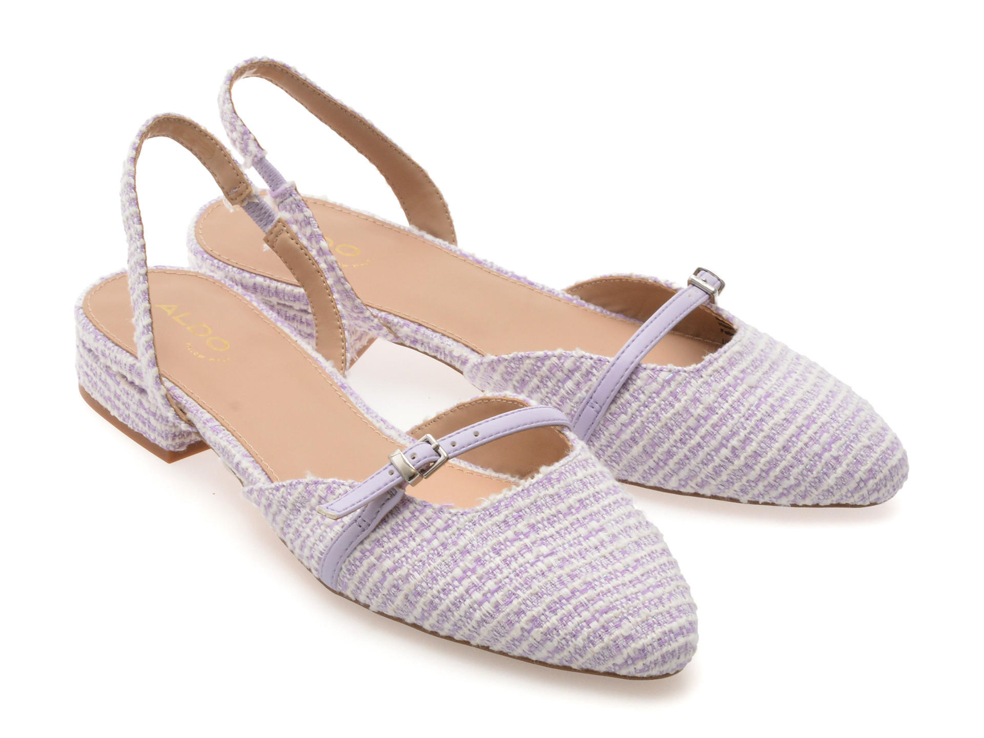 Pantofi ALDO mov, FLINTSTONE 530, din material textil