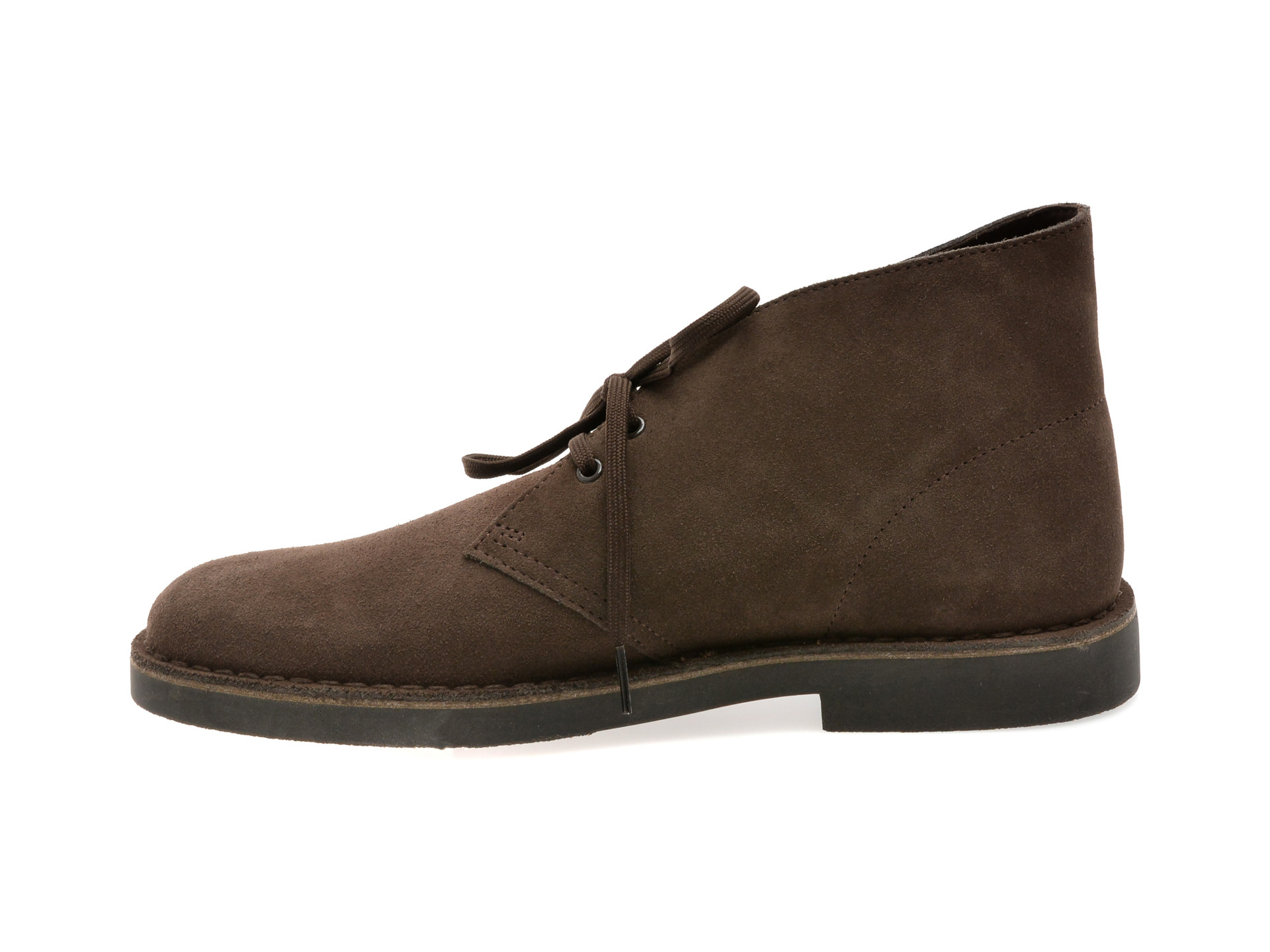 Ghete CLARKS gri, DESERT BT EVO, din piele intoarsa