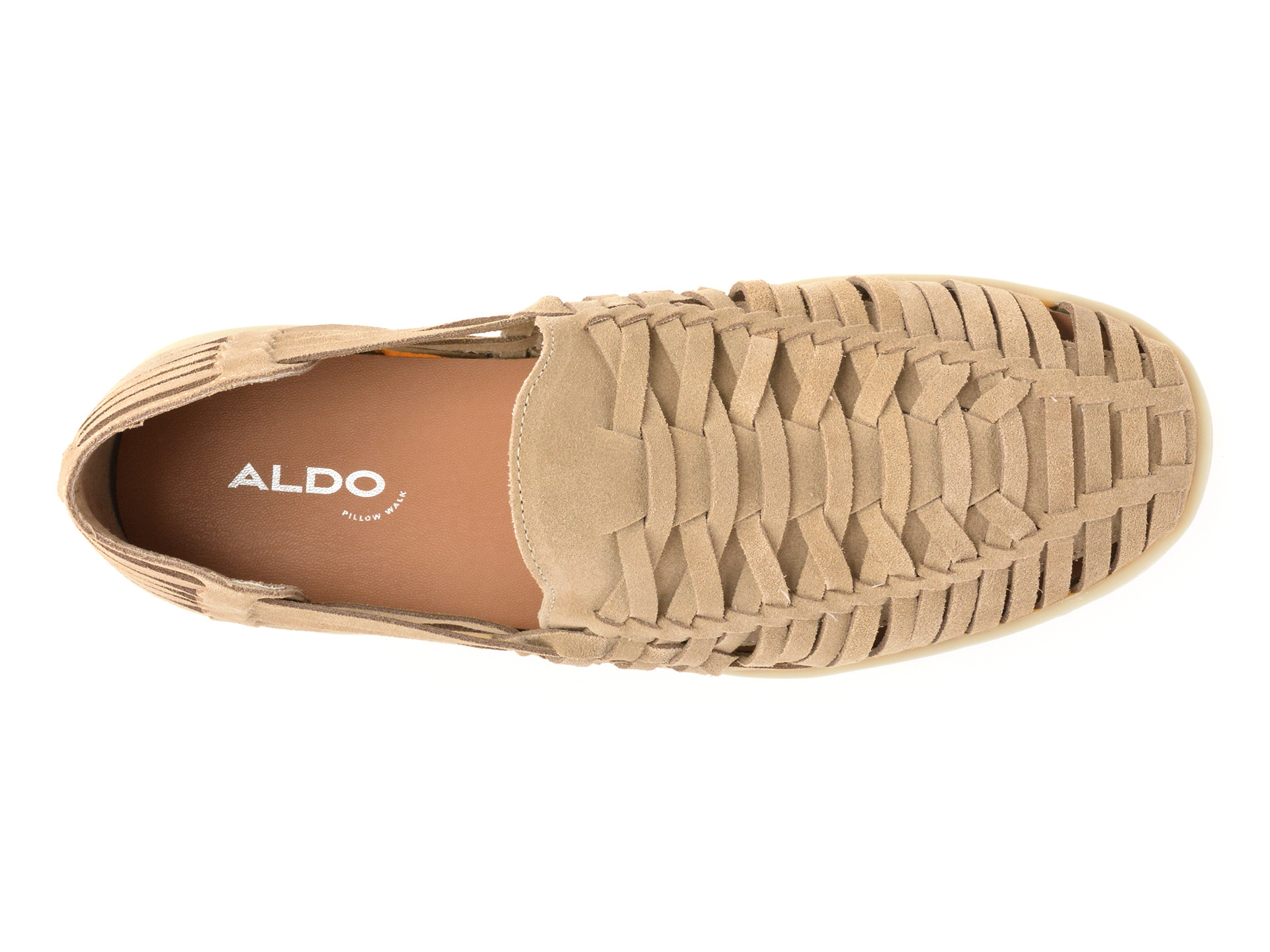 Pantofi ALDO gri, GRECIO 252, din piele intoarsa