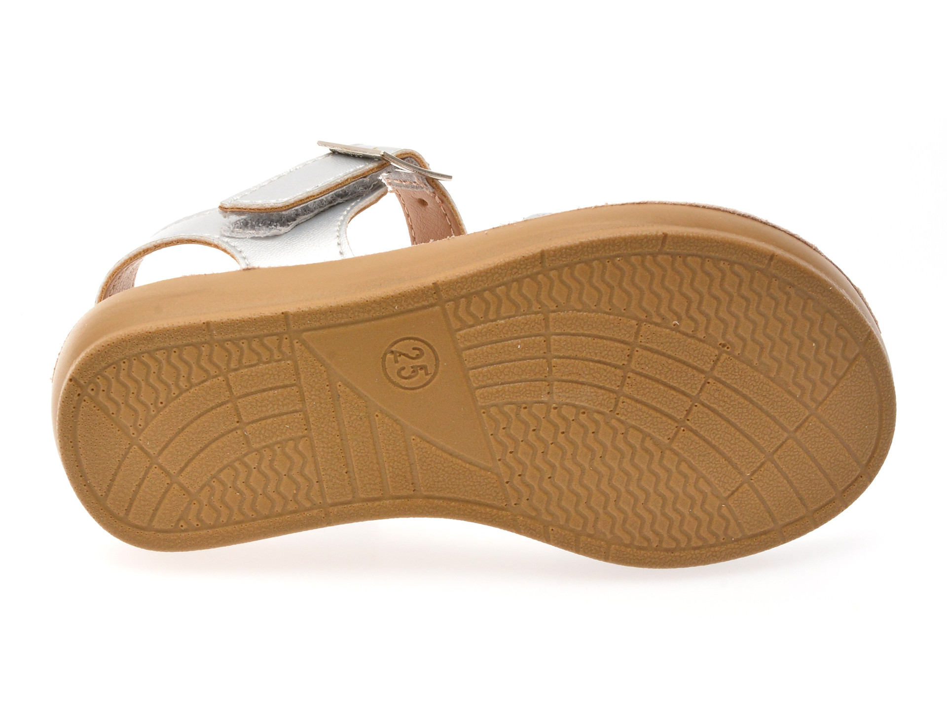 Sandale SELECTION KIDS argintii, 82949, din piele ecologica