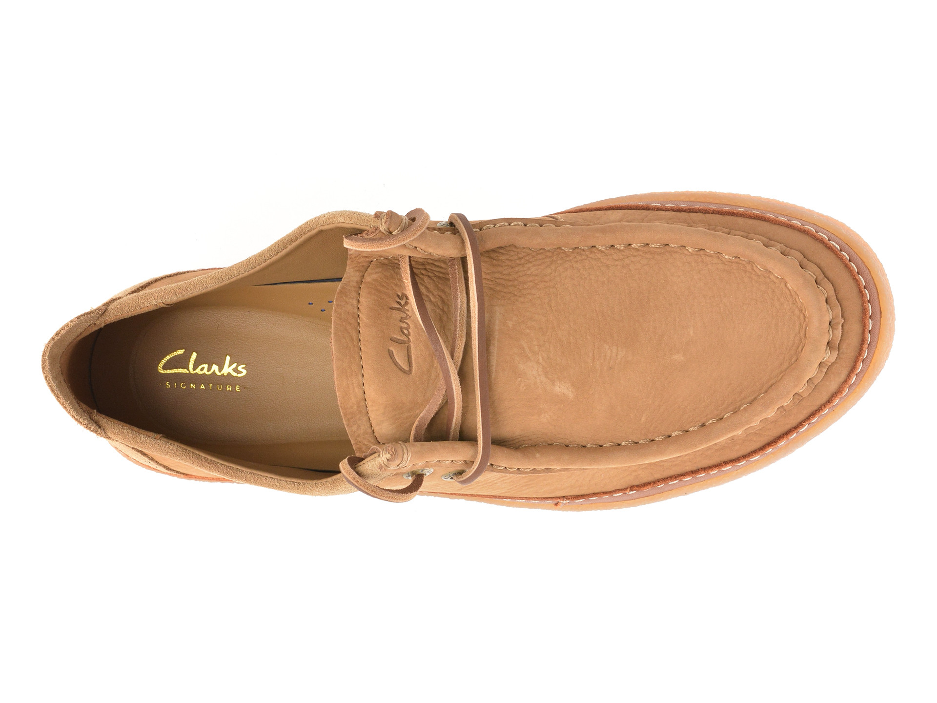 Mocasini CLARKS maro, CLARKWOOD MOC, din piele naturala