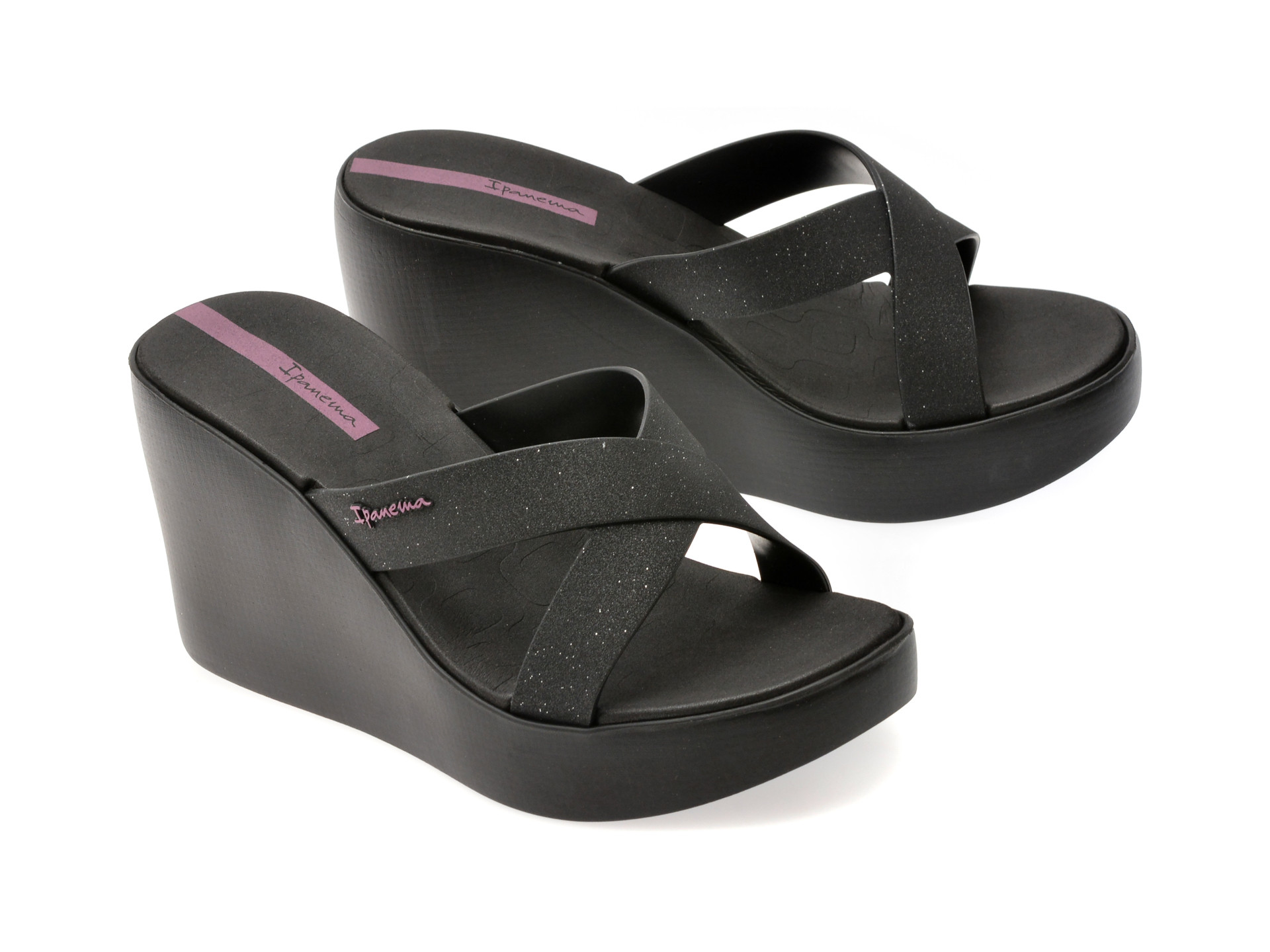 Papuci IPANEMA negri, 8364675, din pvc