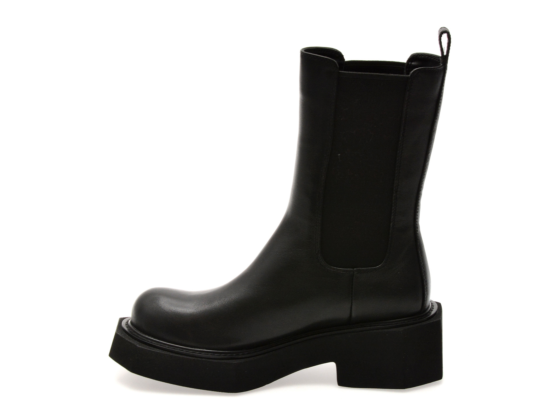 Ghete ALDO negre, B786, din piele naturala