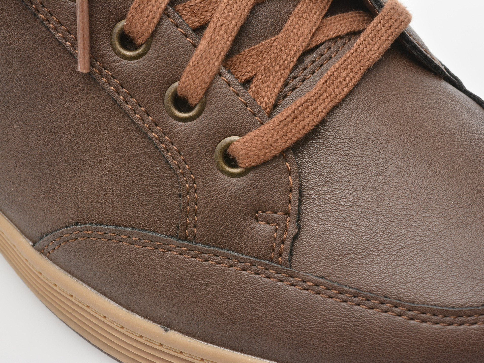 Pantofi sport SKECHERS maro, CAVELL, din piele ecologica