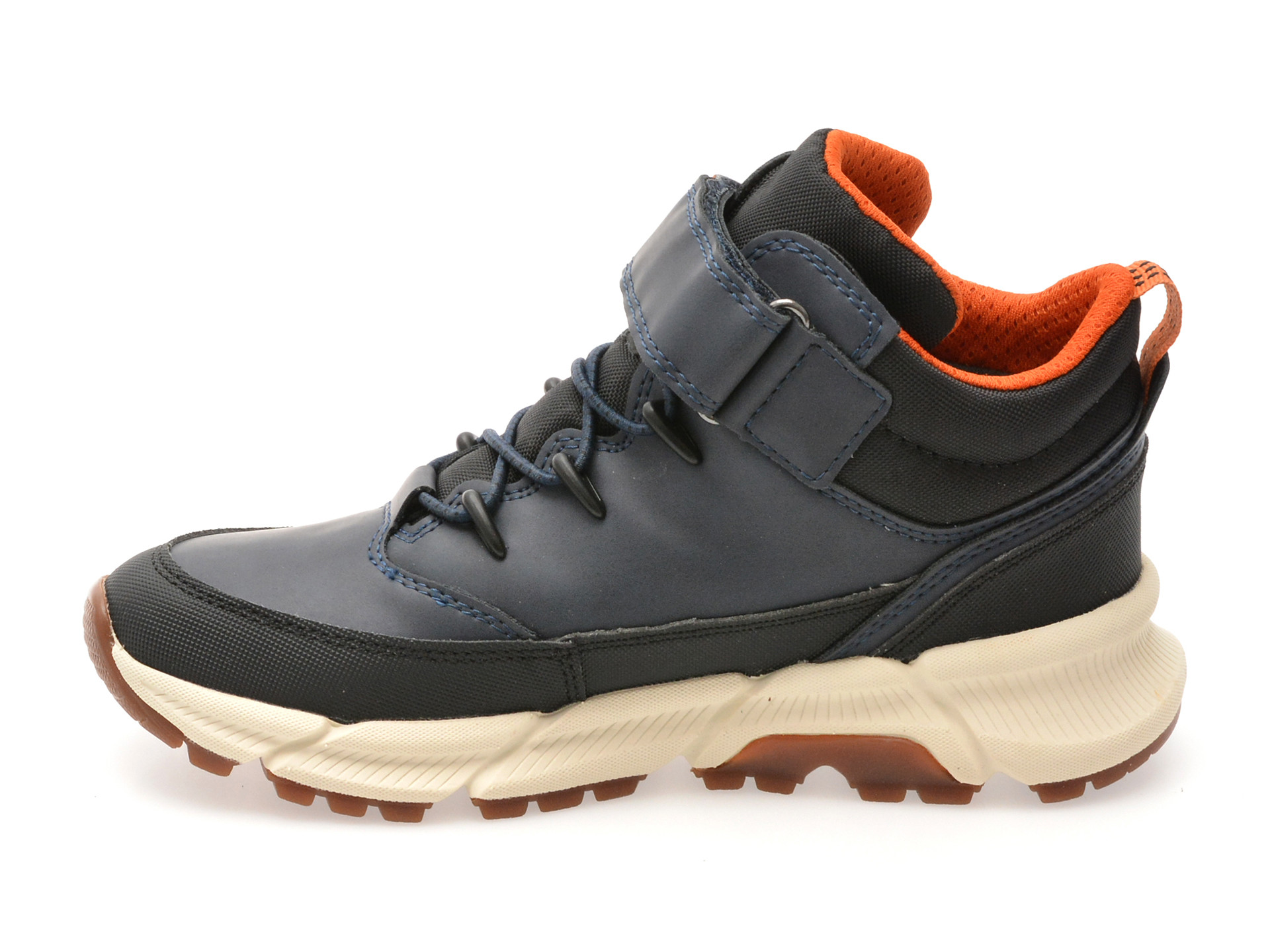 Ghete GEOX bleumarin, J36LCG, din piele ecologica