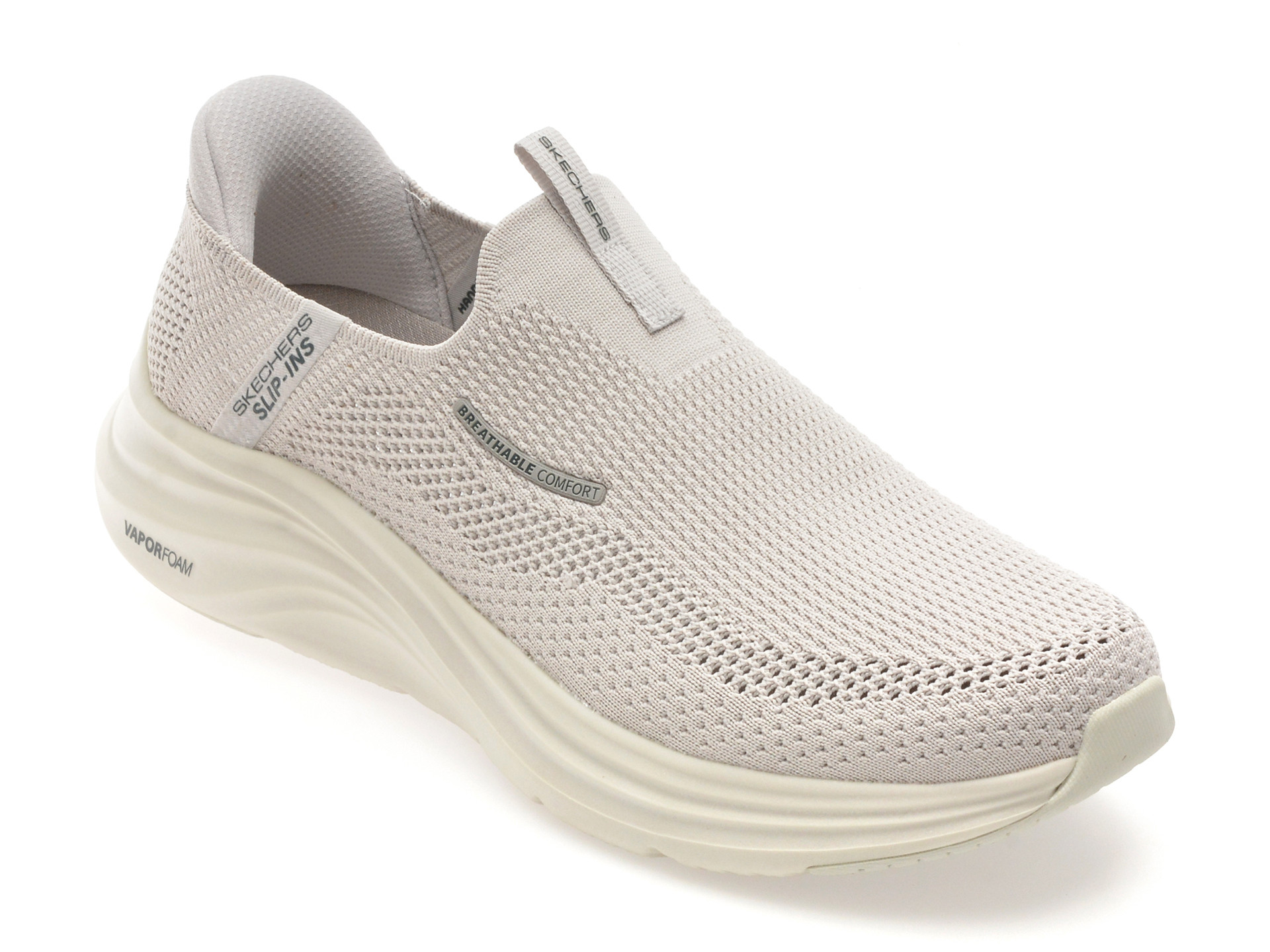 Pantofi sport SKECHERS gri, VAPOR FOAM, din material textil
