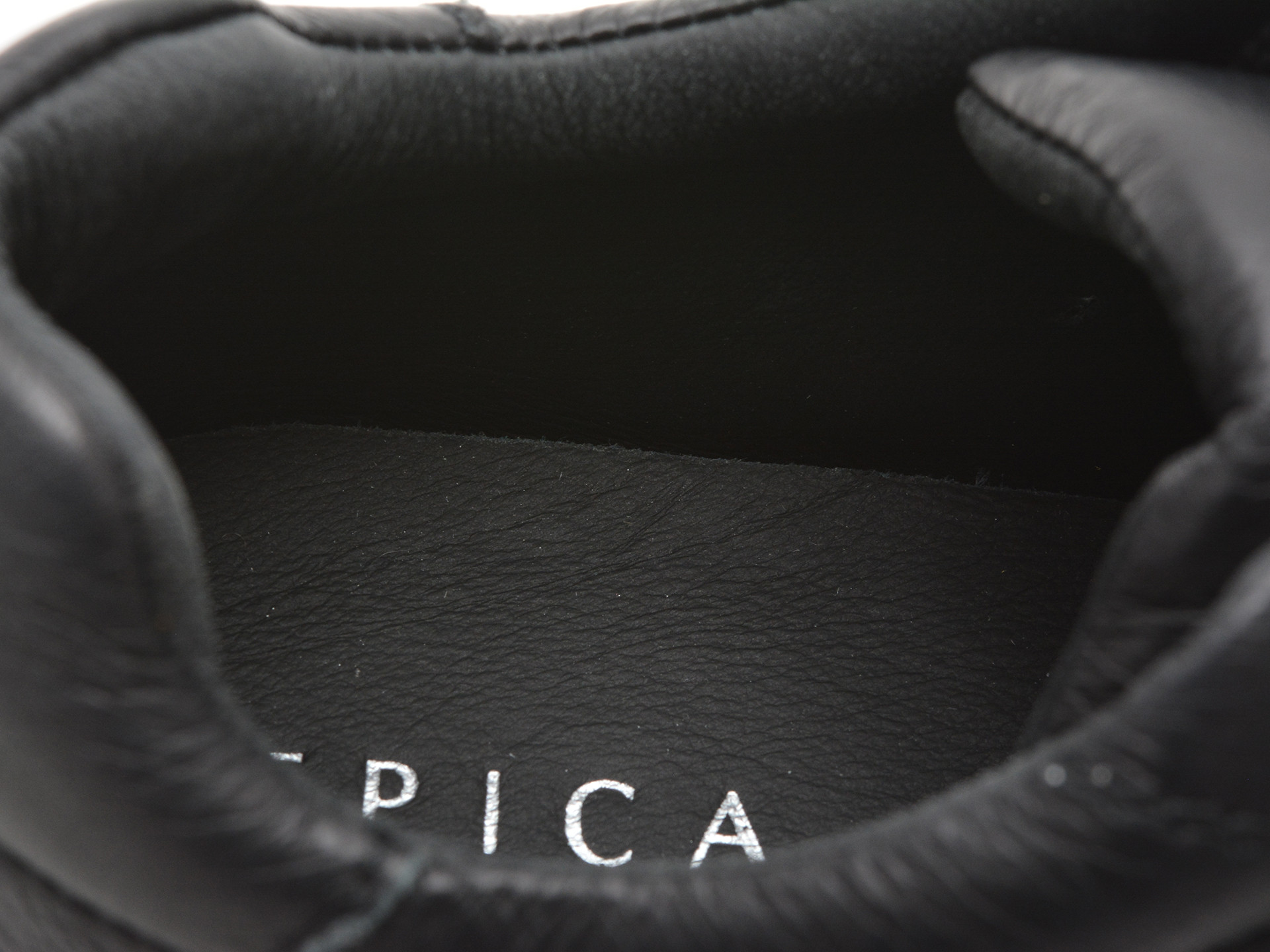 Pantofi sport EPICA negri, 28701, din piele naturala