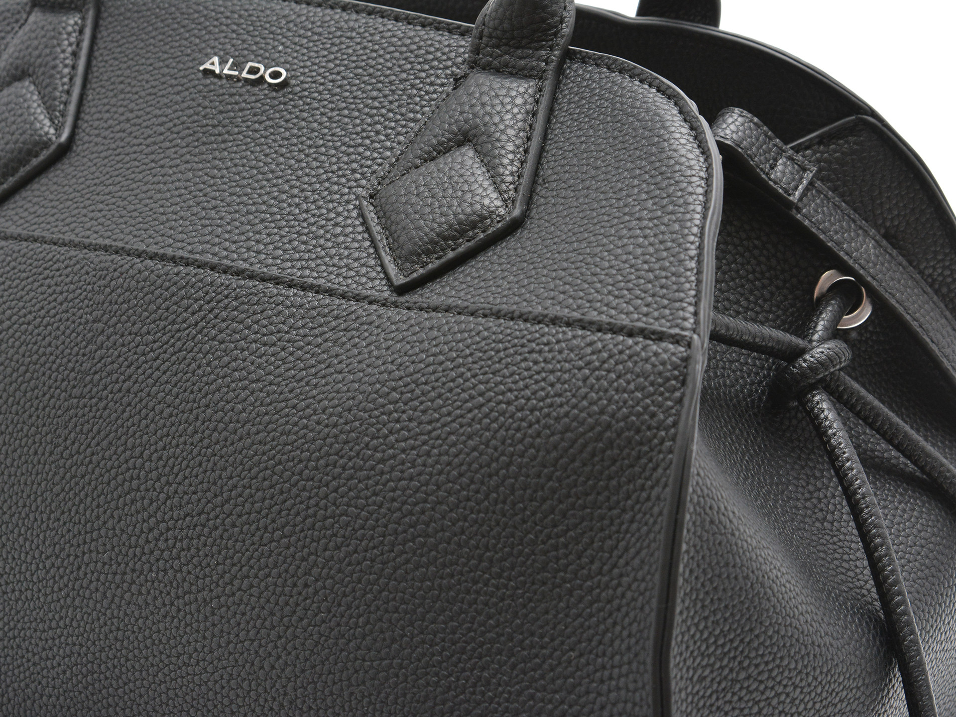 Geanta ALDO neagra, LONNON 001, din piele ecologica