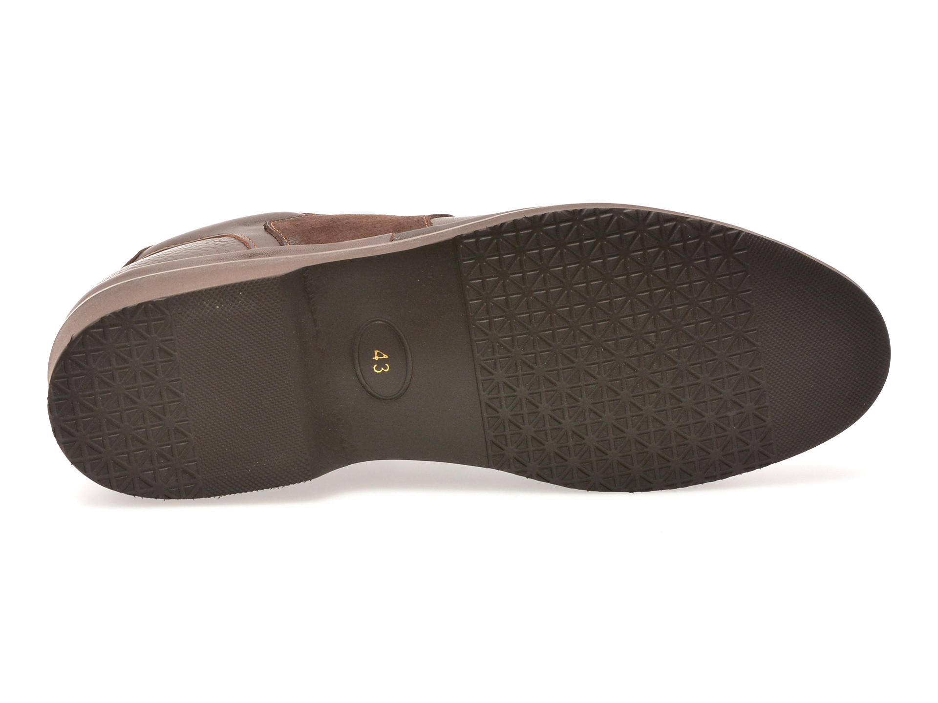 Pantofi OTTER maro, 813, din piele naturala