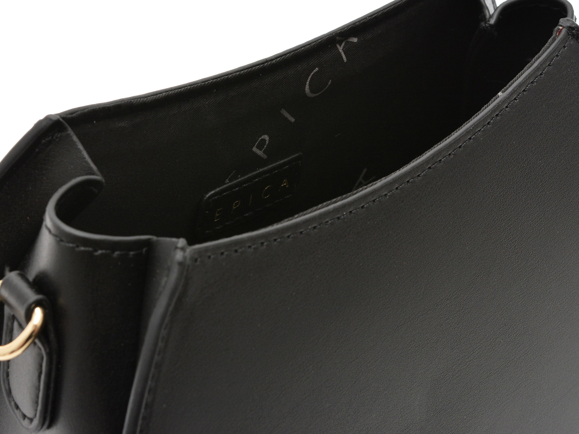 Geanta plic EPICA neagra, 601, din piele ecologica