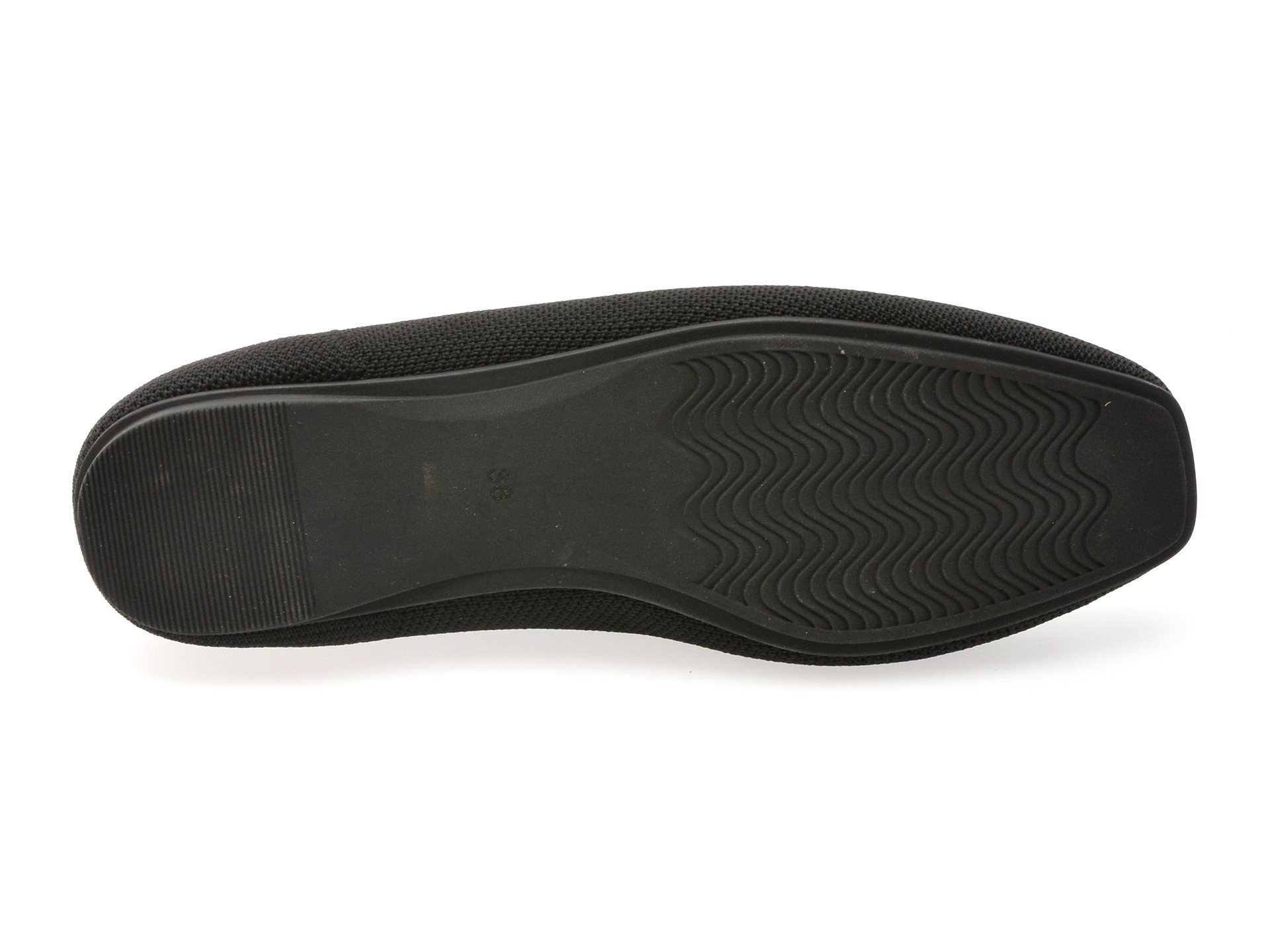 Balerini IMAGE negri, MS0928, din material textil