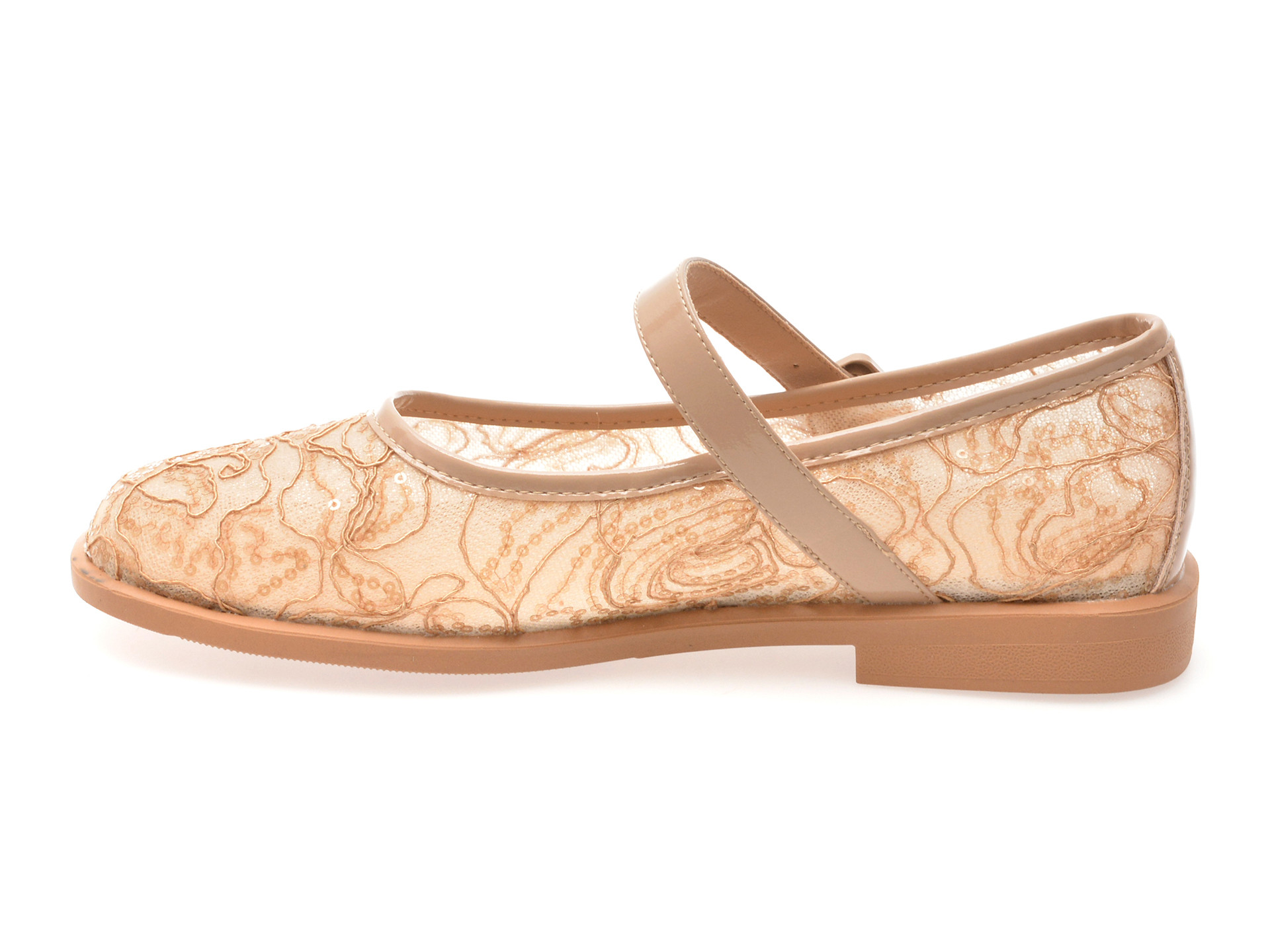 Balerini EPICA nude, V732G26, din material textil