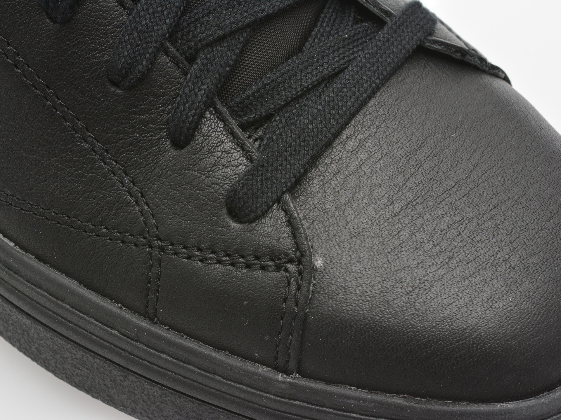 Pantofi sport GEOX negri, U56LUC, din piele naturala