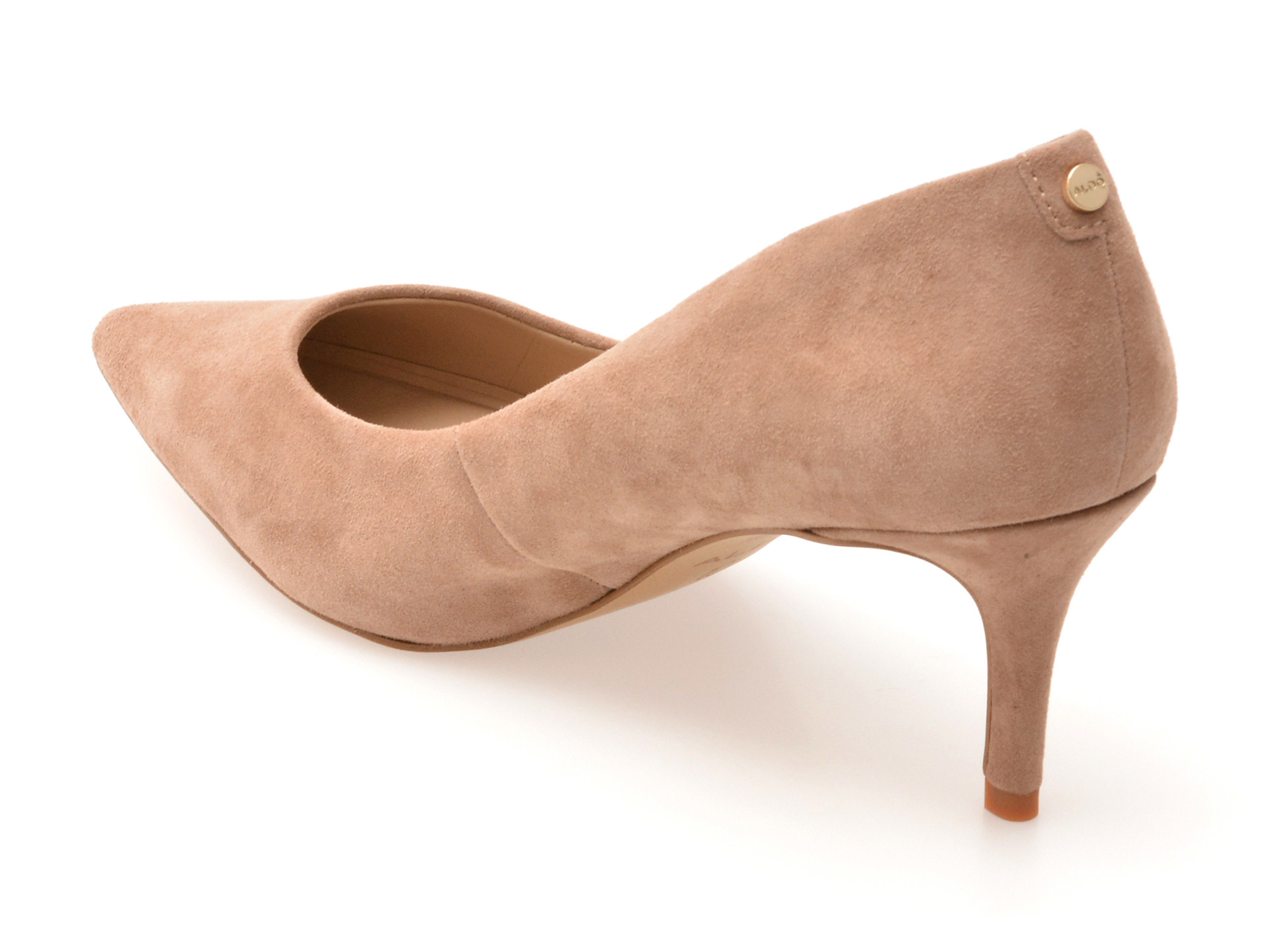 Pantofi eleganti ALDO bej, STESSYLOW 261, din piele intoarsa