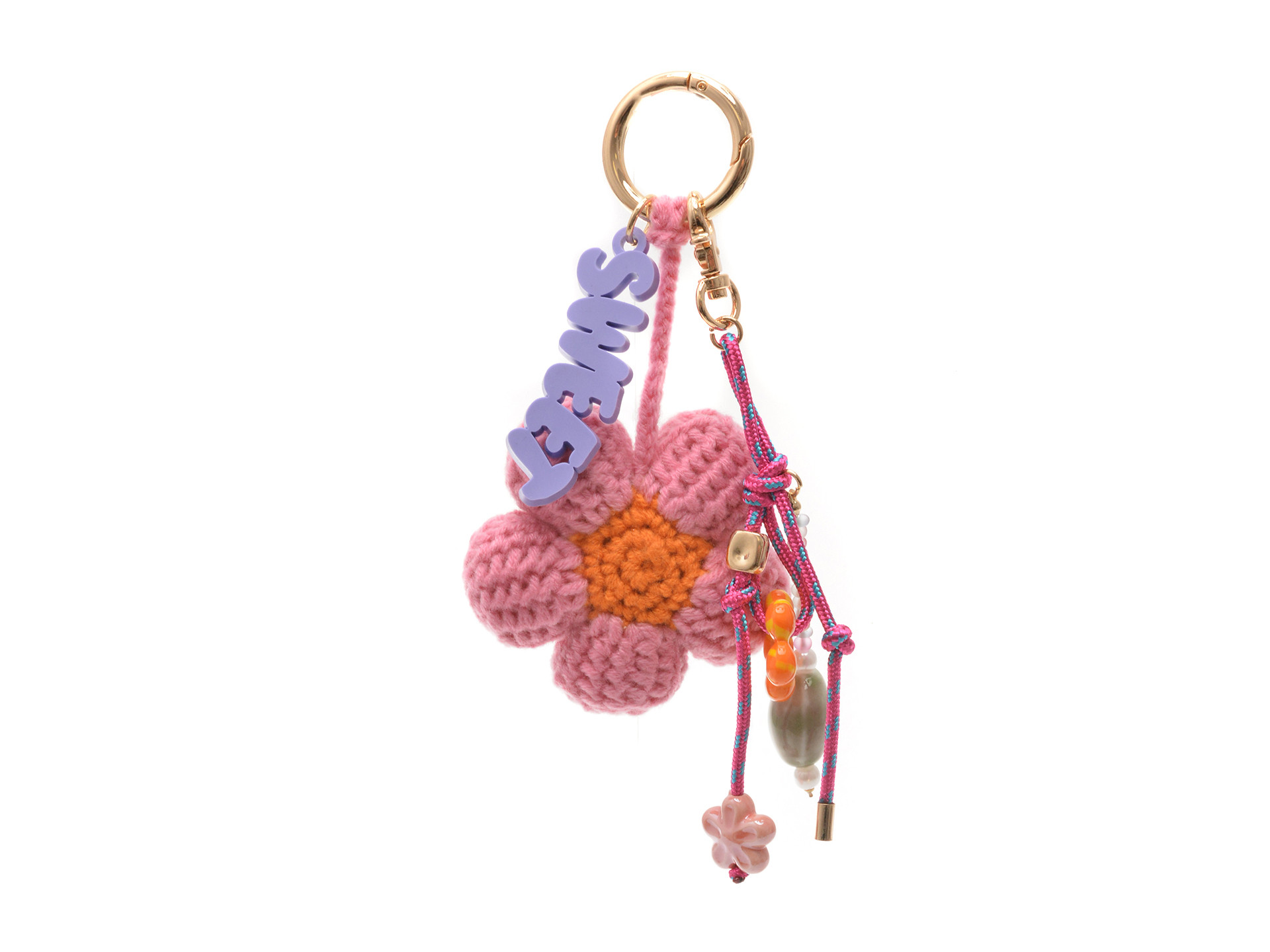 Breloc ALDO multicolor, FLOWER POWER 960, din material textil