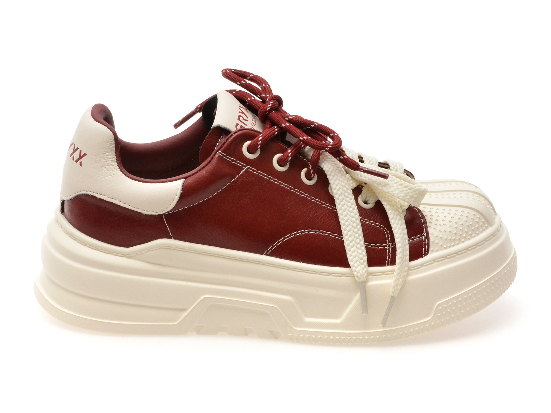 Pantofi sport GRYXX rosii, 10151, din piele naturala