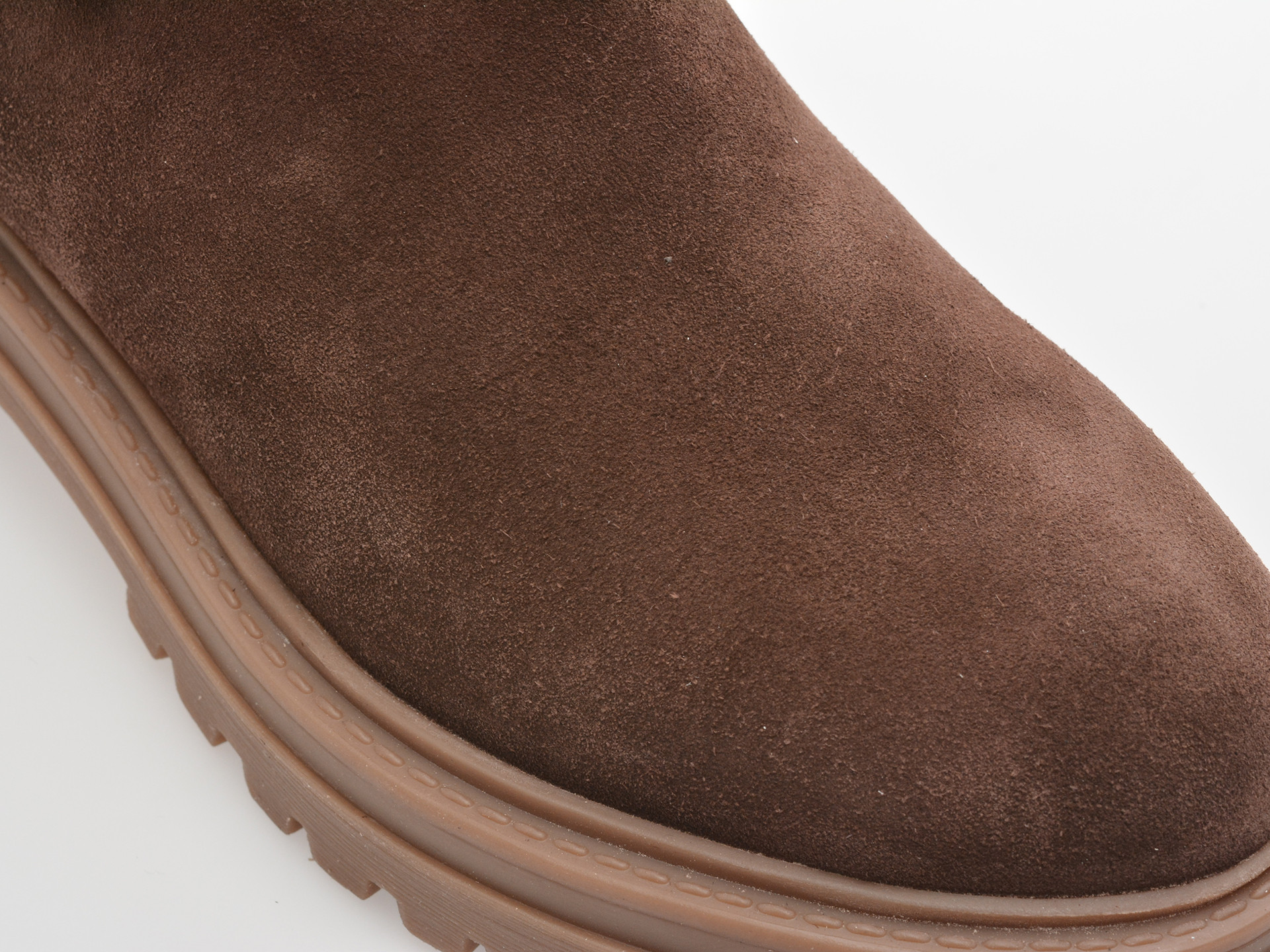 Ghete GEOX maro, D56HRD, din piele intoarsa