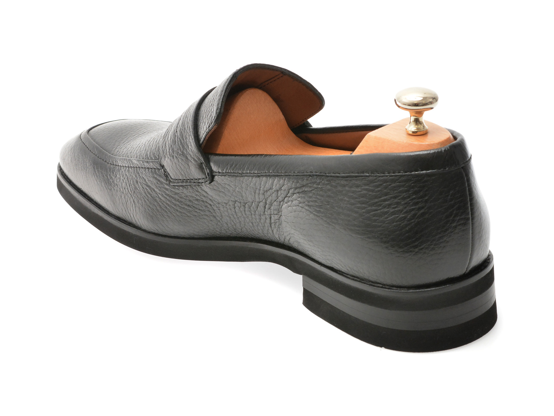 Mocasini eleganti LE COLONEL negri, 48797, din piele naturala