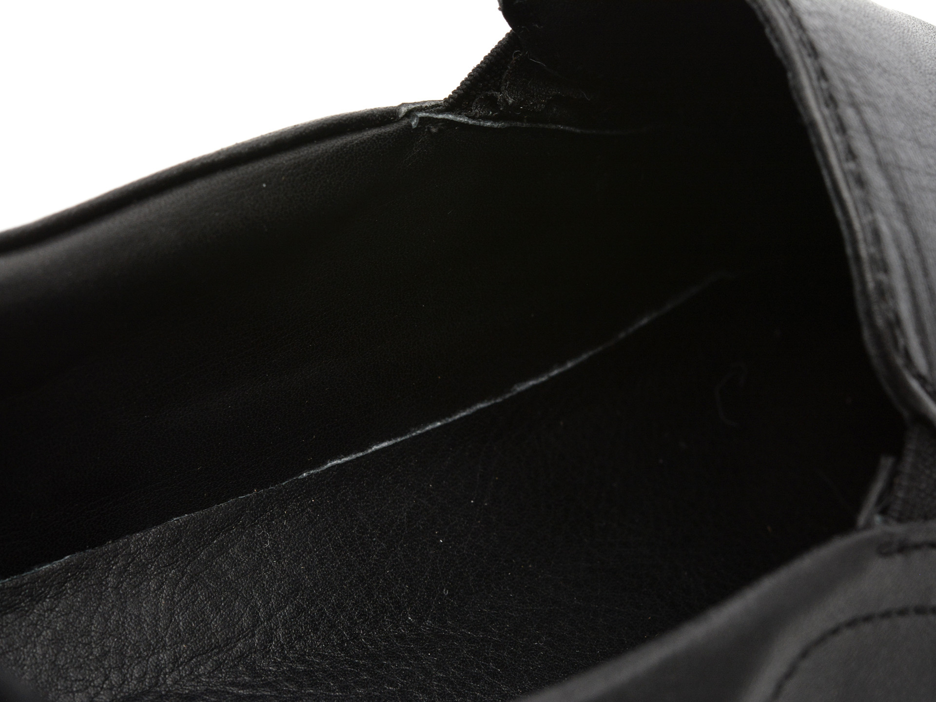 Pantofi OTTER negri, 10605, din piele naturala