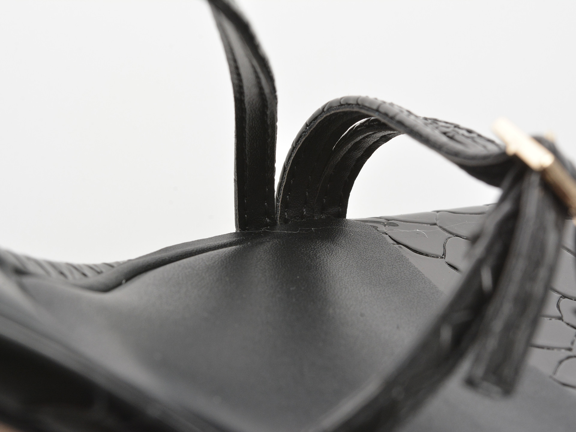 Sandale elegante ALDO negre, HARLIE 001, din piele ecologica