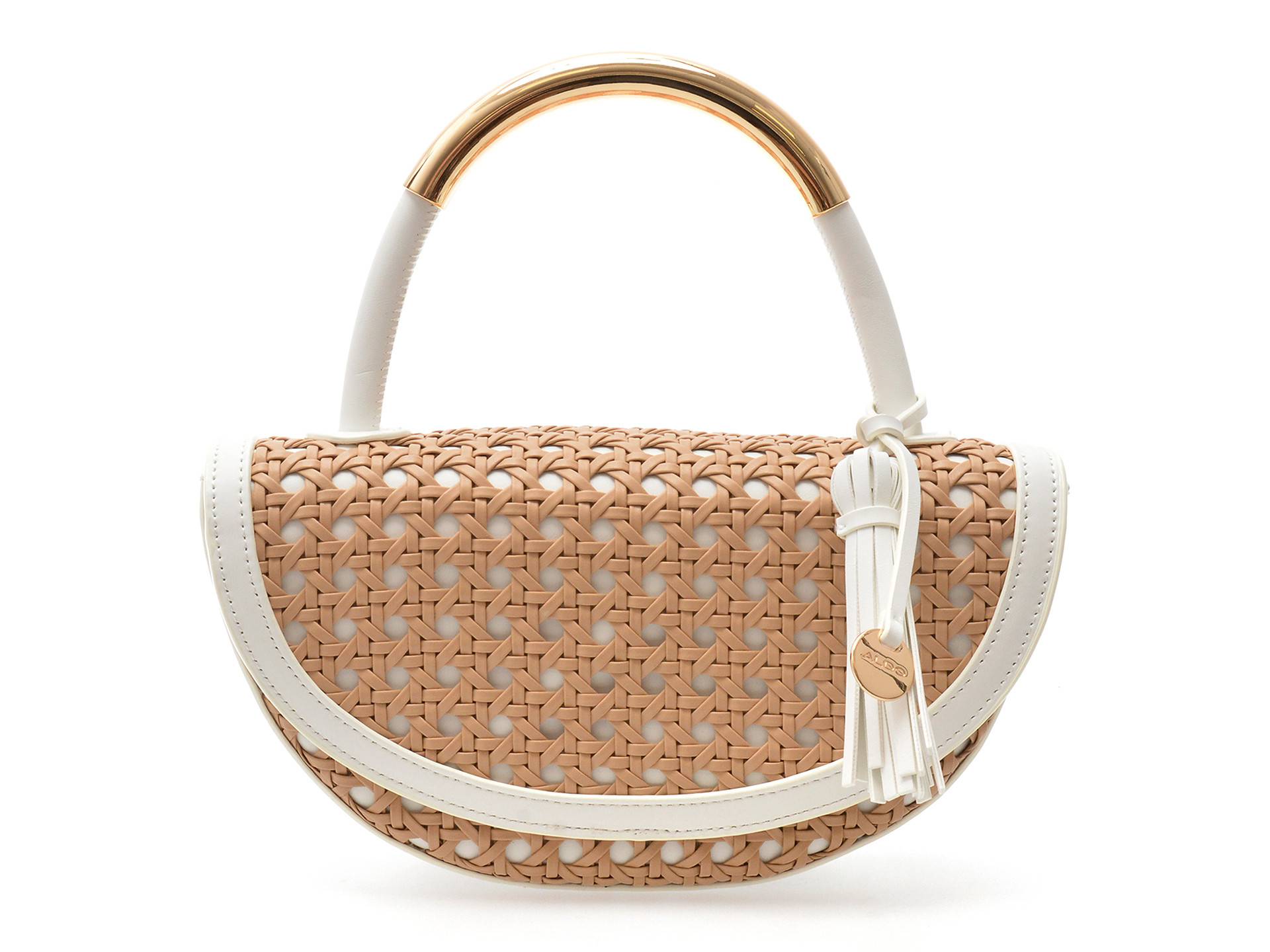 Geanta ALDO bej, ARINELLA 106, din piele ecologica