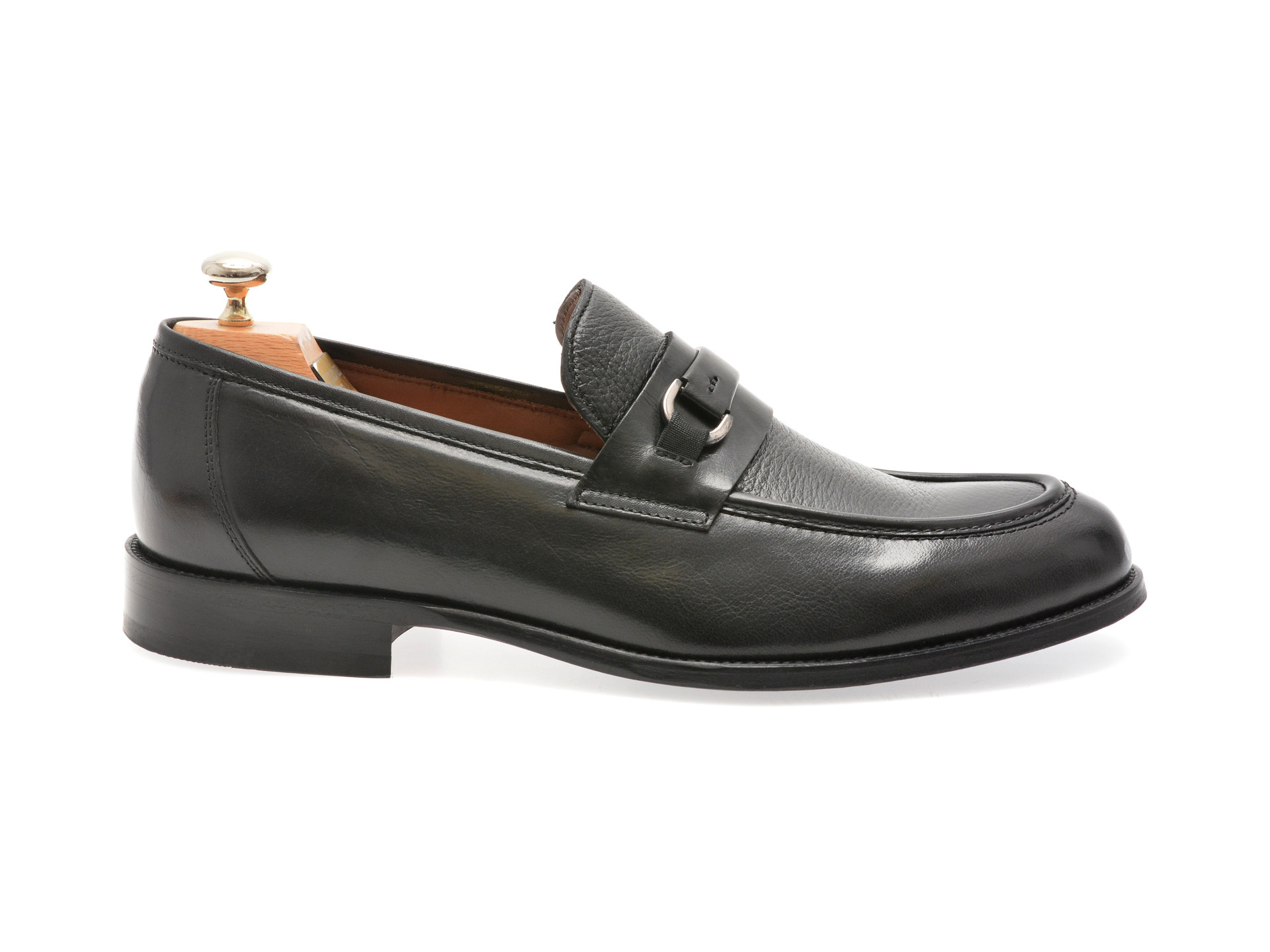 Mocasini eleganti LE COLONEL negri, 63933, din piele naturala