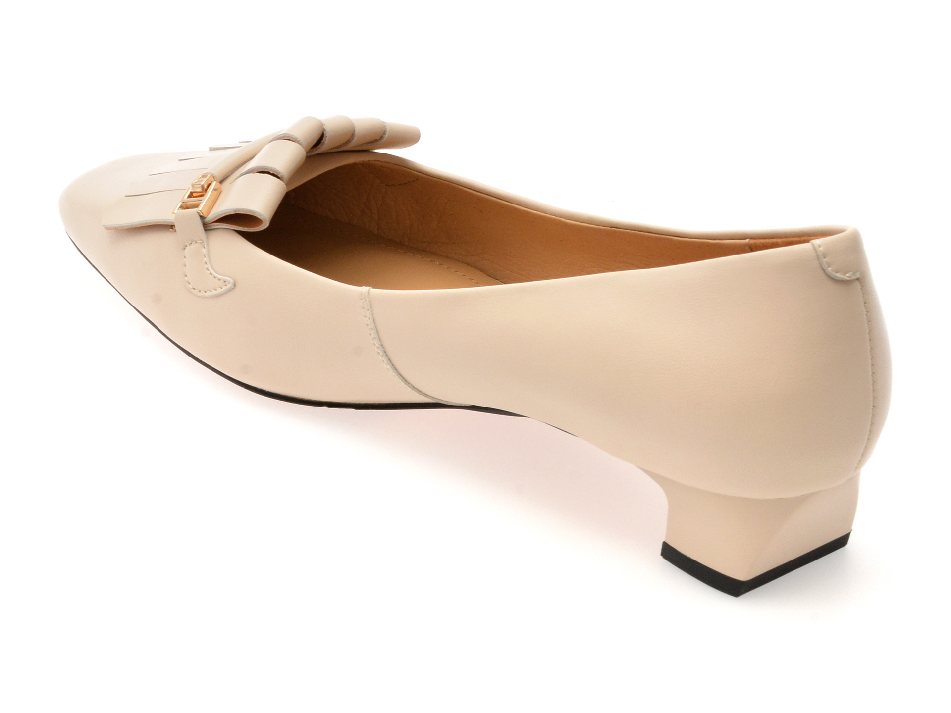 Pantofi EPICA bej, 4A502, din piele naturala