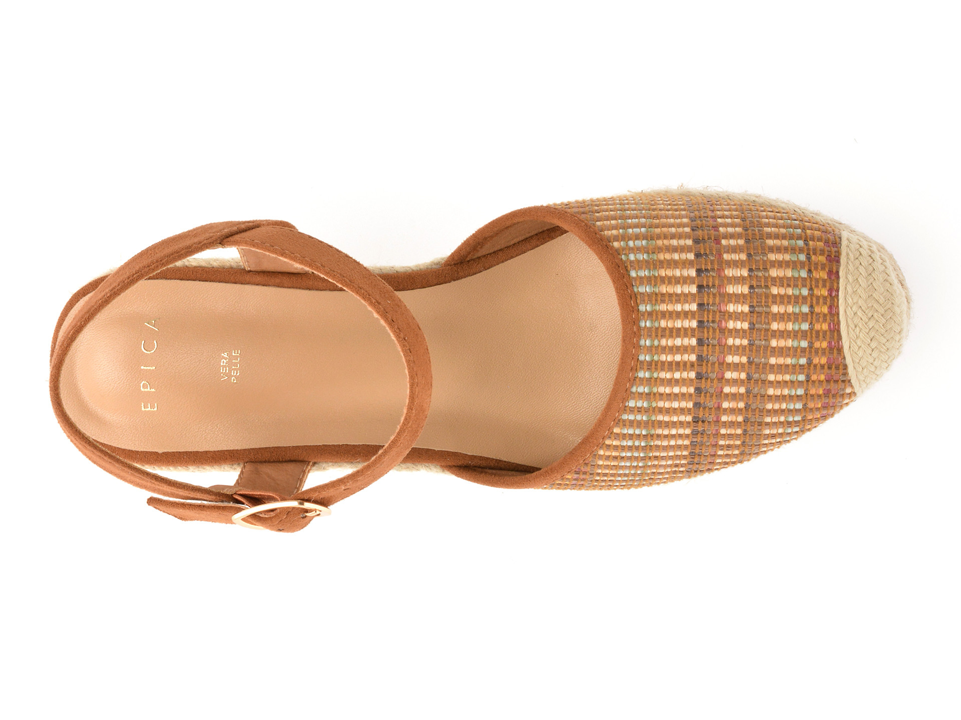 Pantofi EPICA maro, 82914, din piele ecologica