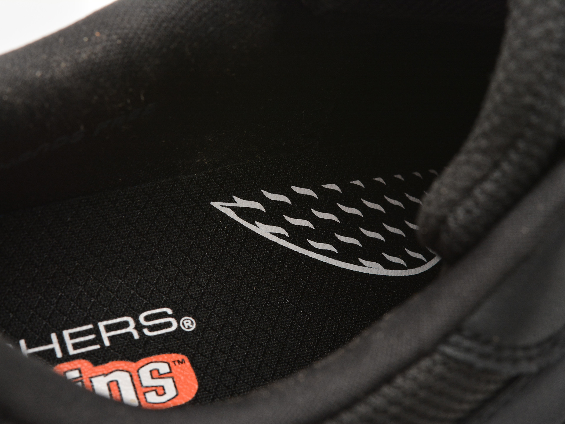 Pantofi sport SKECHERS negri, ARCH FIT ORVAN , din piele naturala