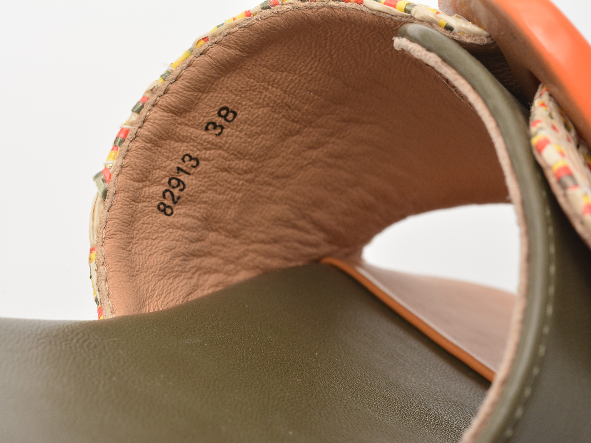 Papuci epica verzi 82913 din piele ecologica