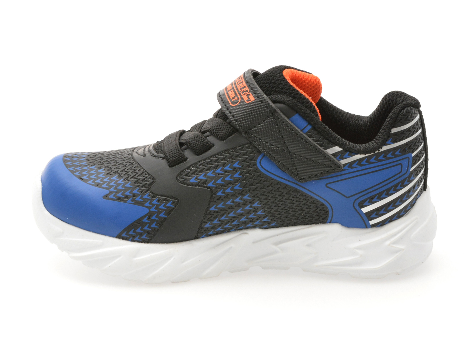 Pantofi sport SKECHERS negri, FLEX-GLOW BOLT, din material textil