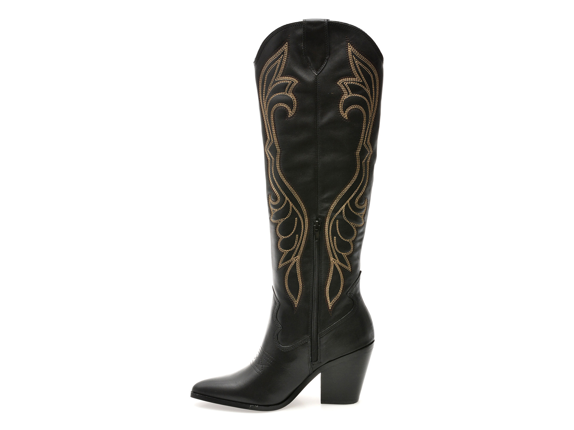 Ciocate ALDO negre, ALAMO 009, din piele naturala