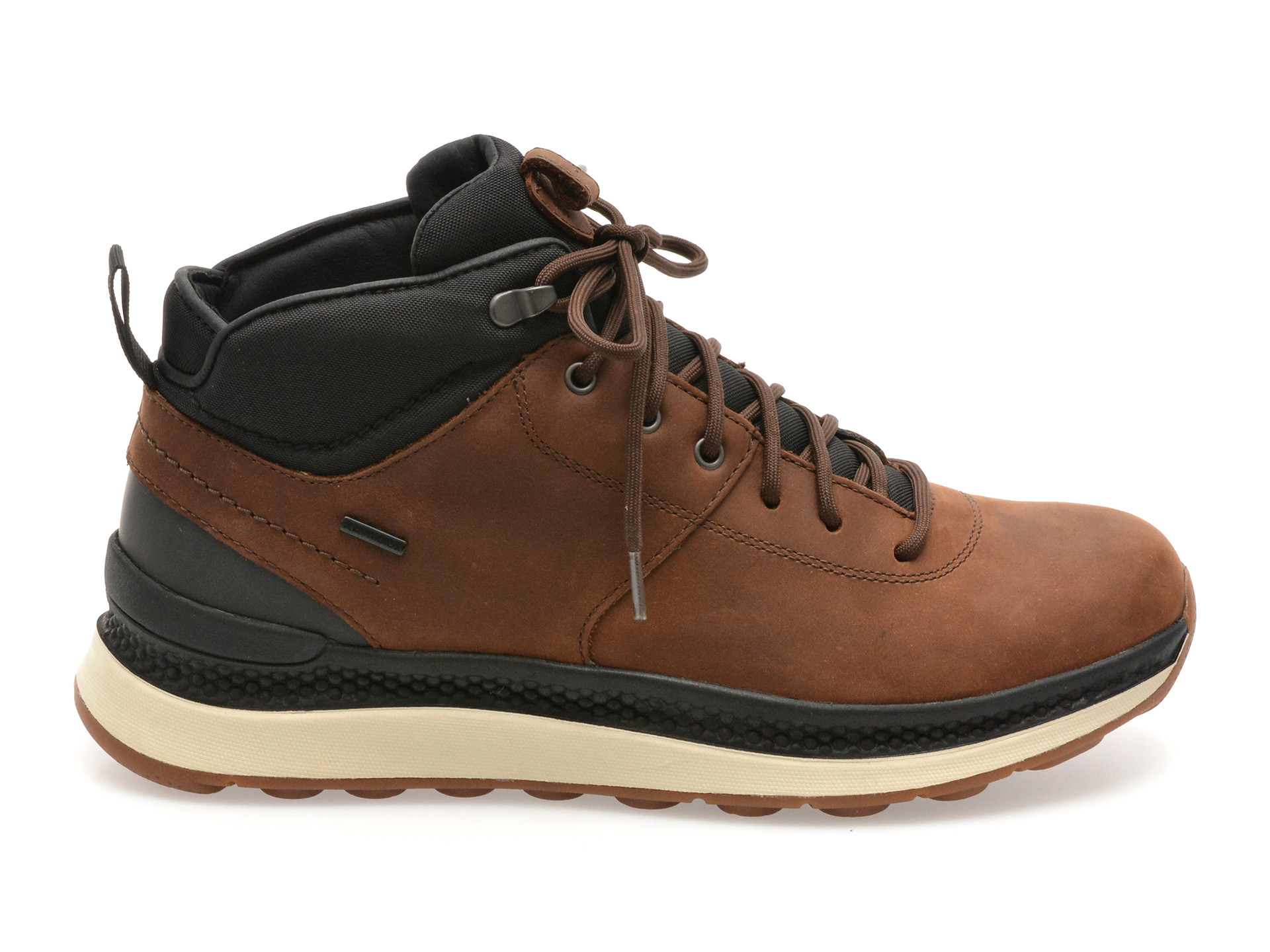 Ghete GEOX maro, U56HMC, din piele naturala