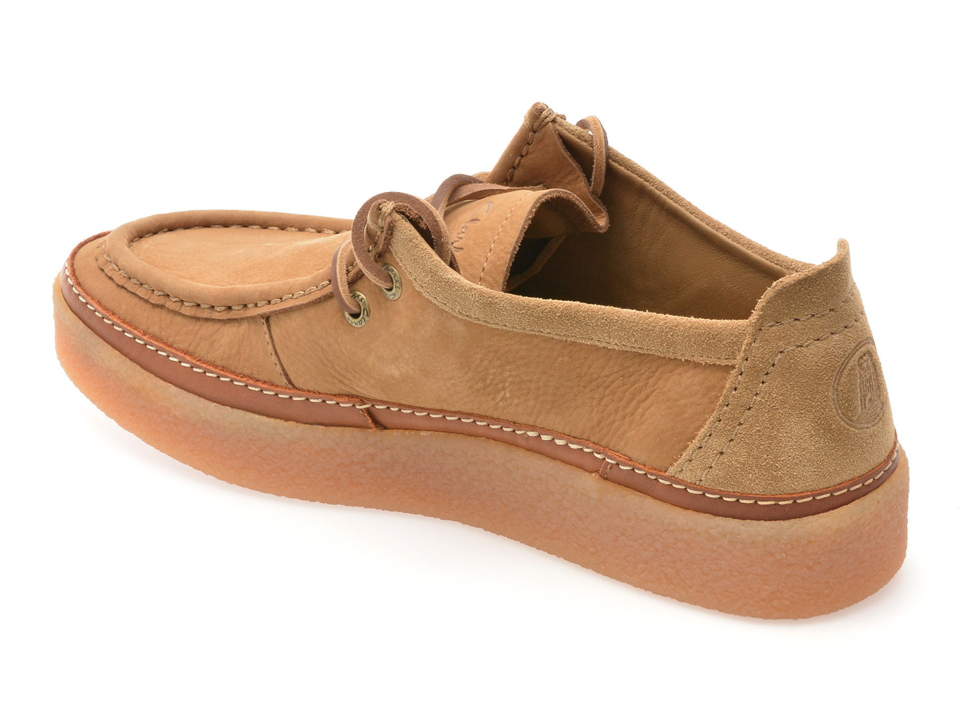 Mocasini CLARKS maro, CLARKWOOD MOC, din piele naturala