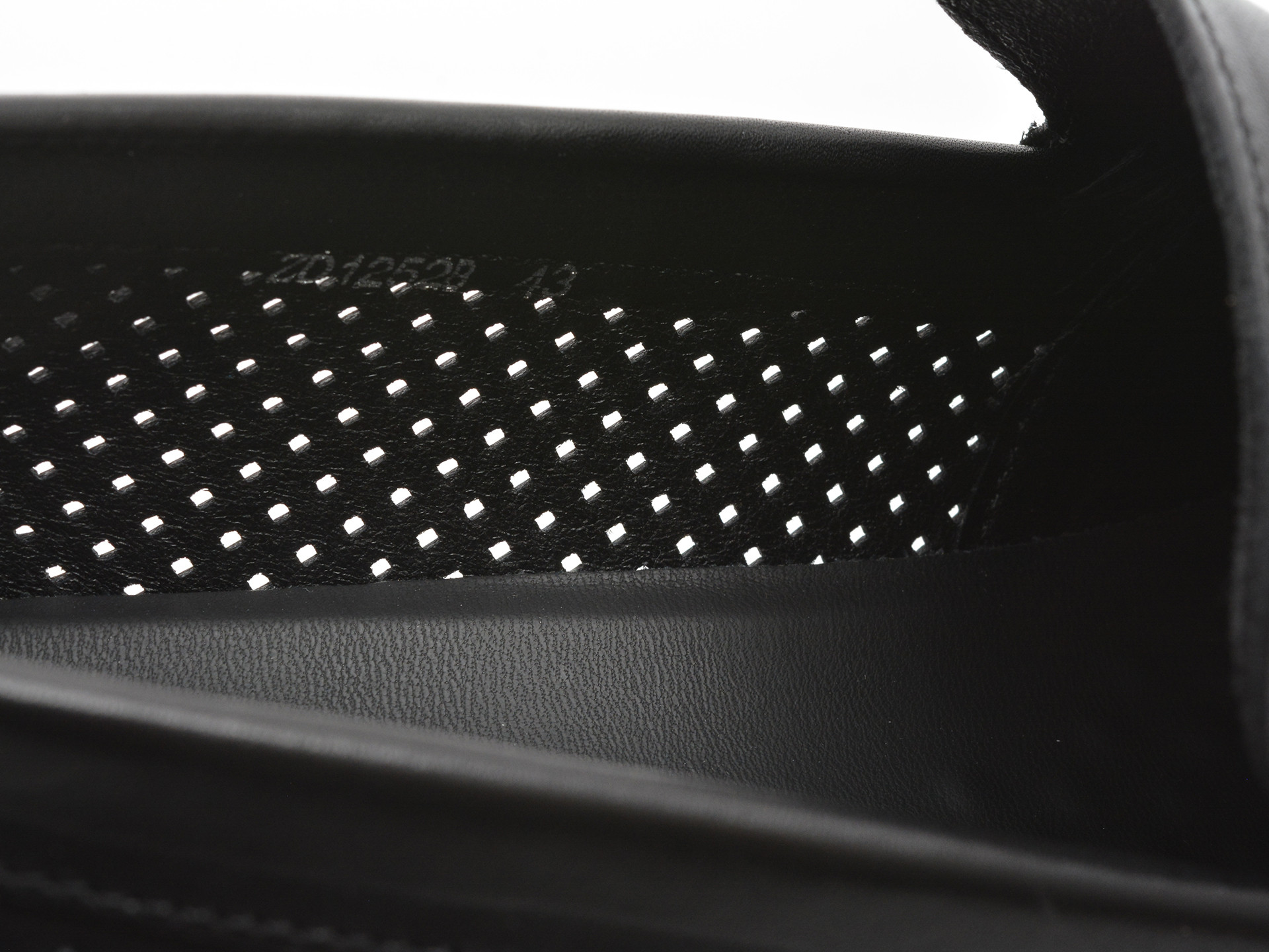 Mocasini OTTER negri, 1252, din piele naturala