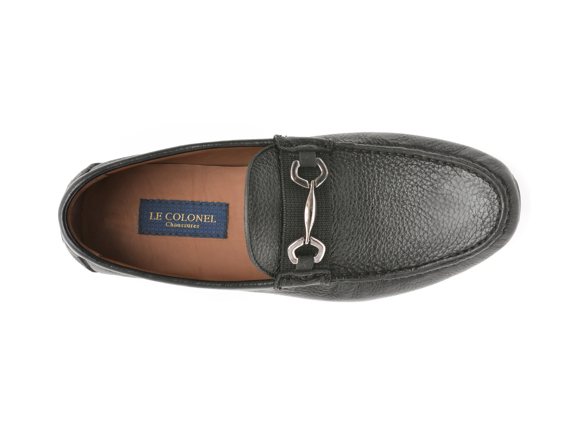 Mocasini eleganti LE COLONEL negri, 60863, din piele naturala