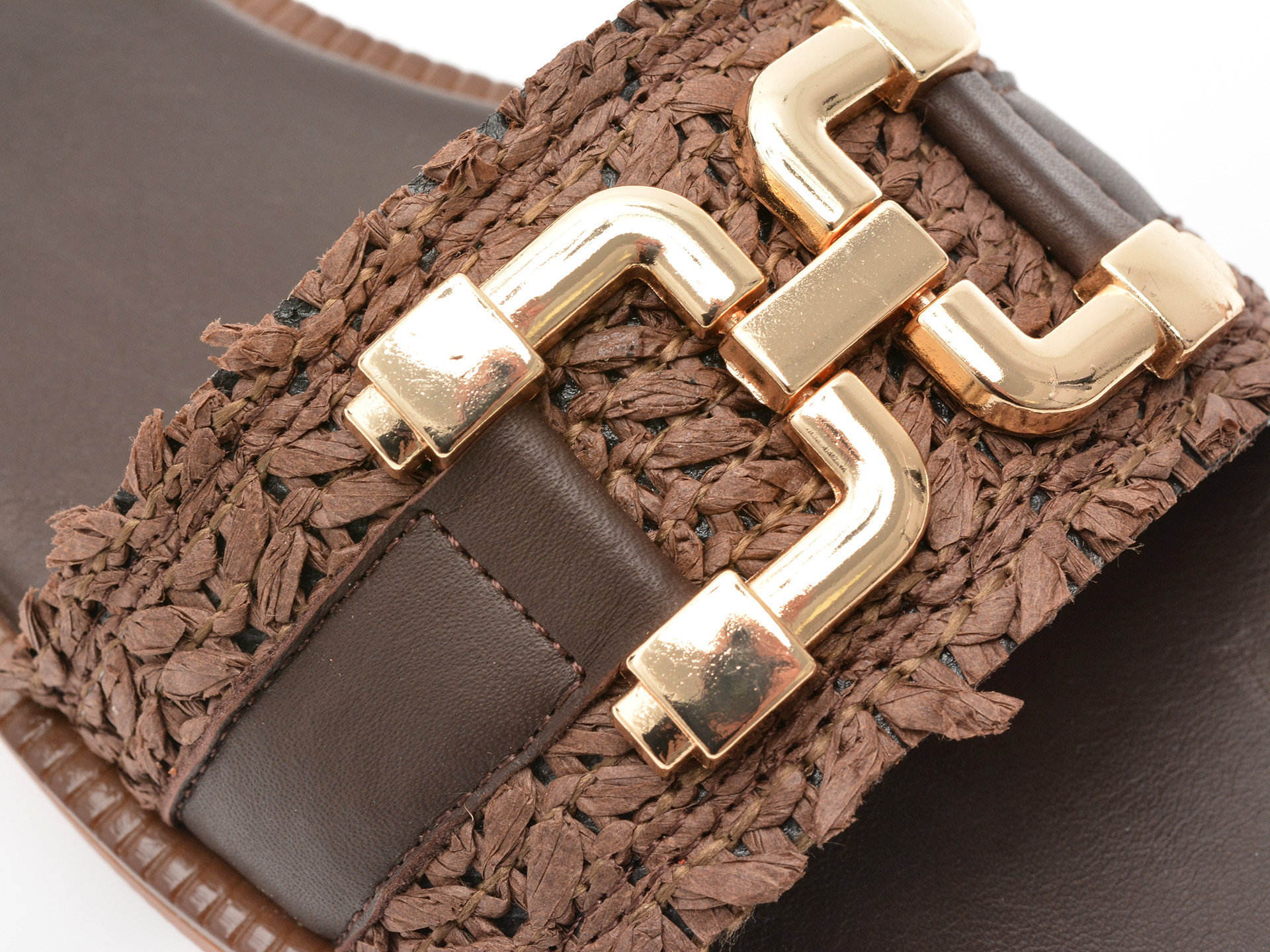 Sandale EPICA maro, TML70T, din piele naturala