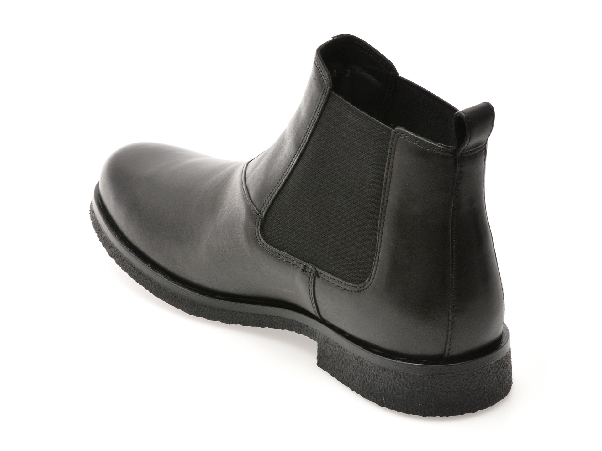 Ghete GEOX negre, U2658A, din piele naturala