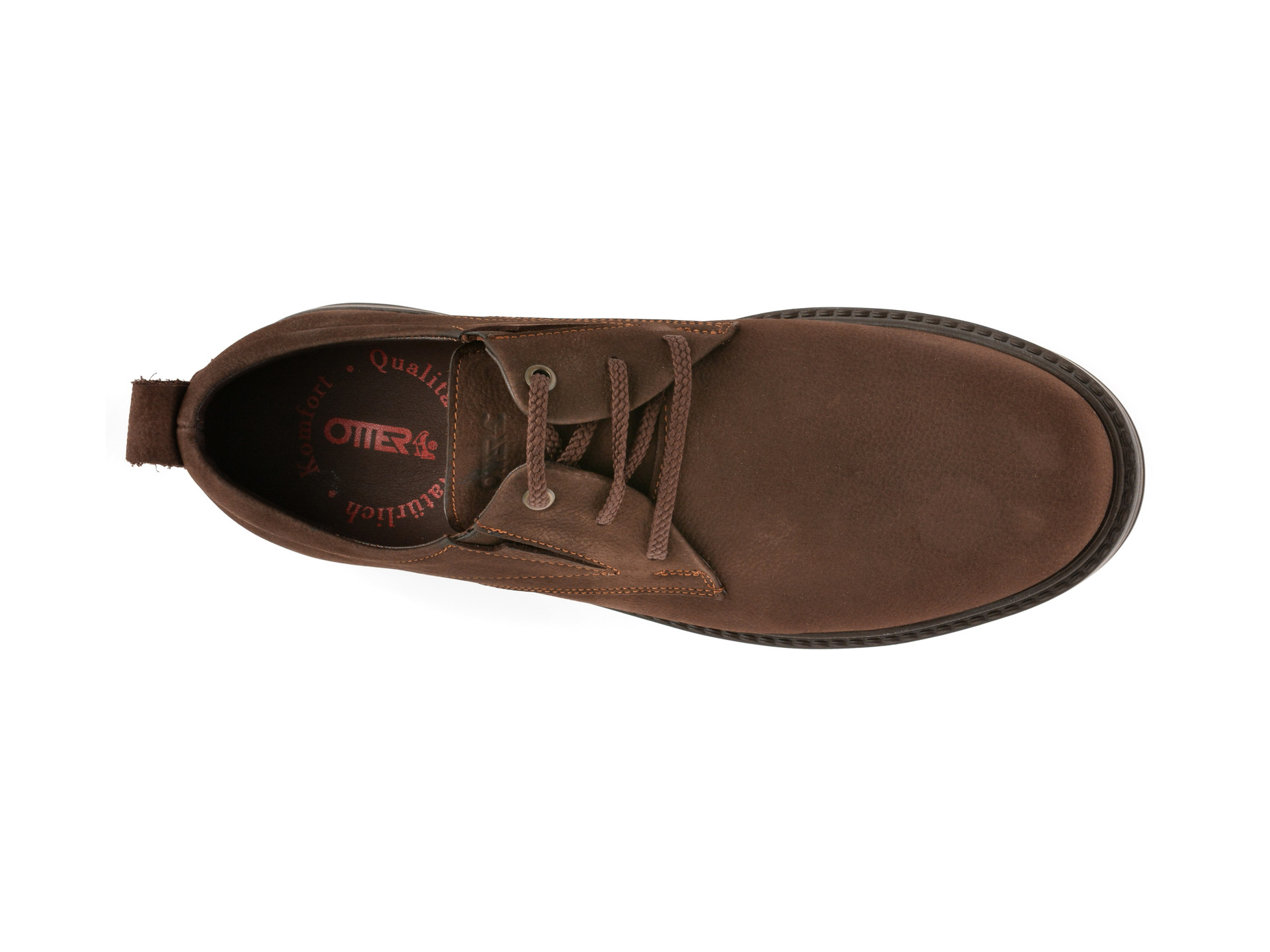 Pantofi OTTER maro, TTR1, din nabuc