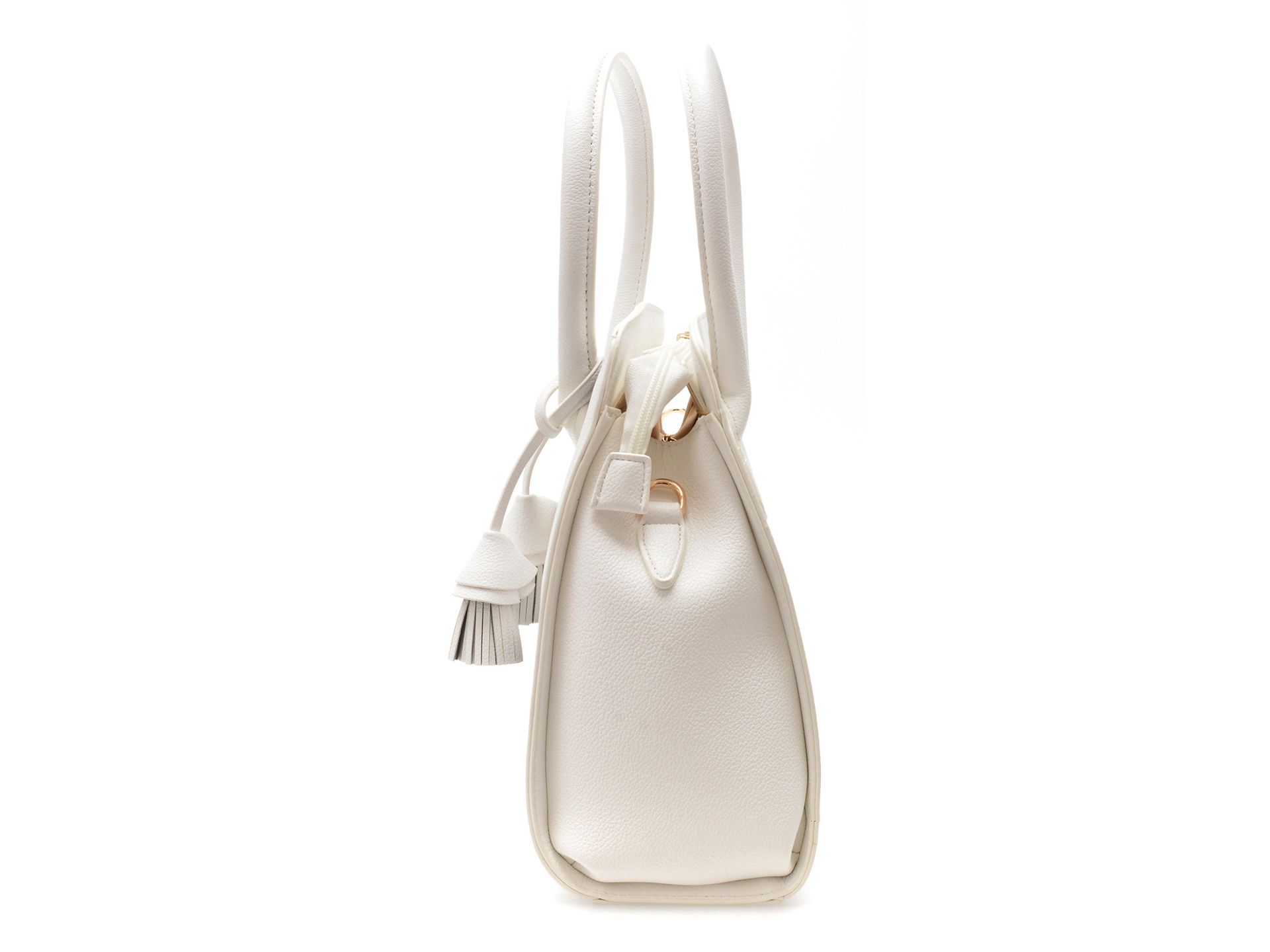 Geanta EPICA alba, 118, din piele ecologica