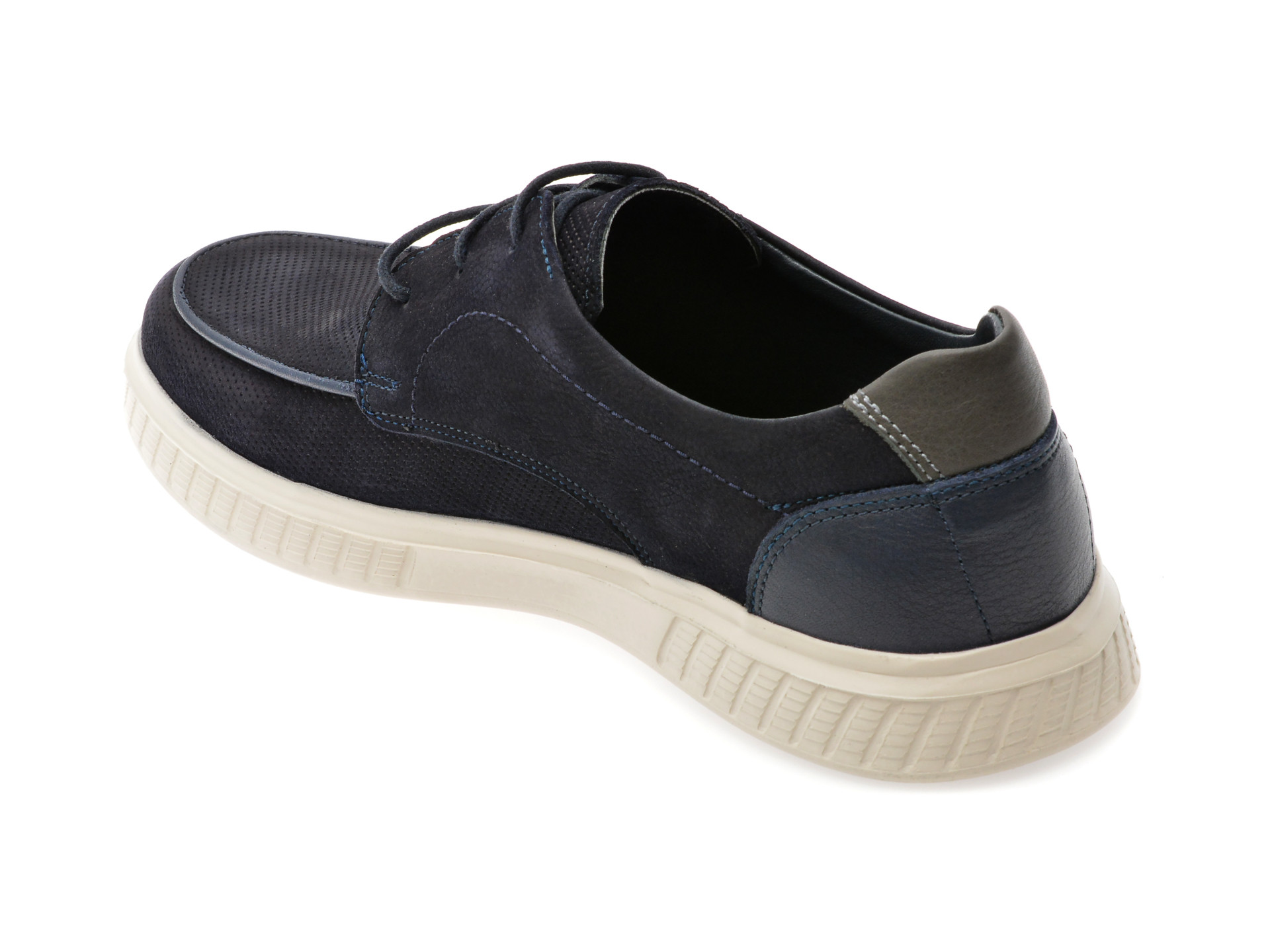 Pantofi OTTER bleumarin, 4193, din nabuc